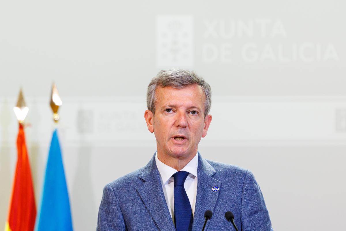 El presidente gallego, Alfonso Rueda.