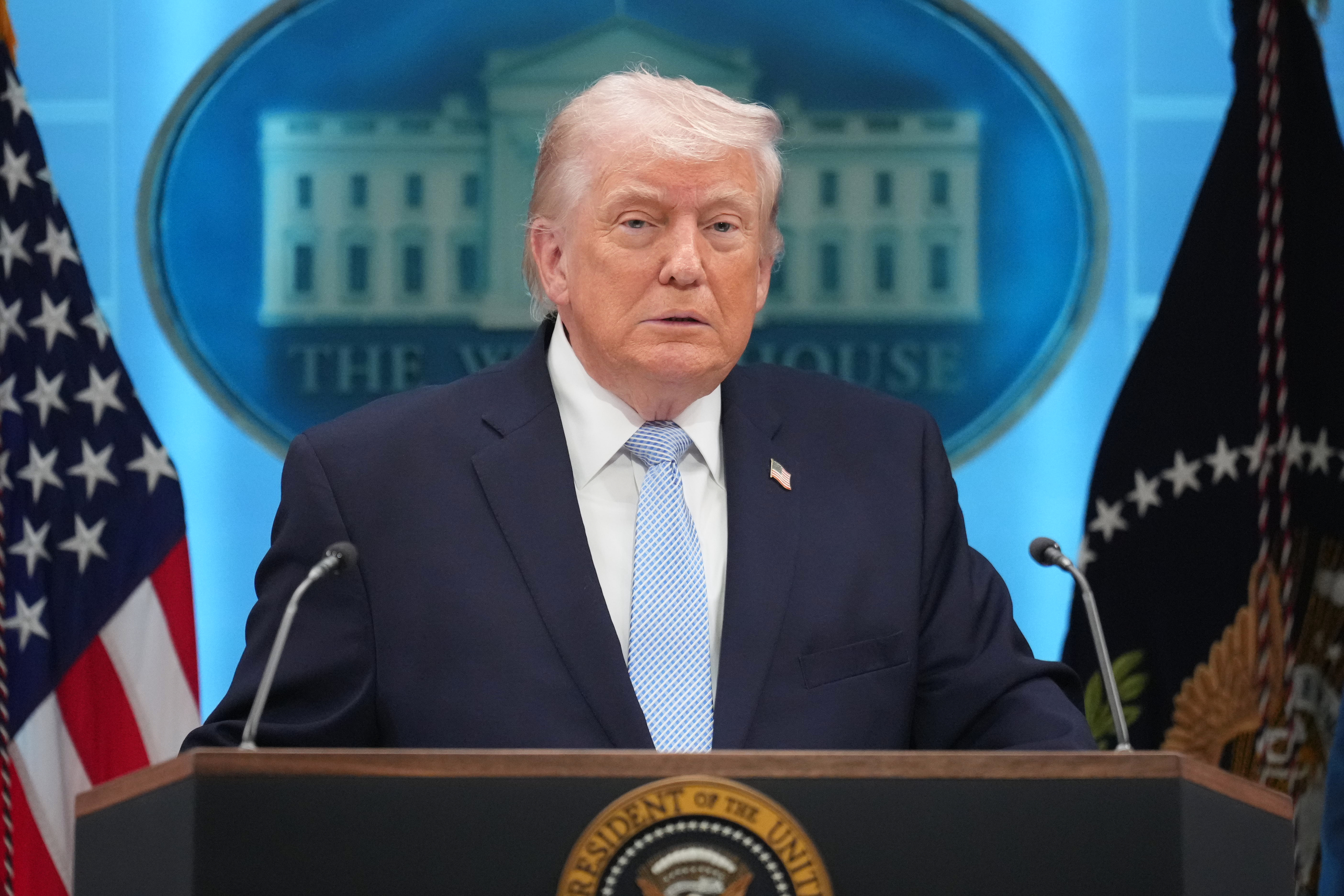 El presidente de EEUU, Donald Trump.