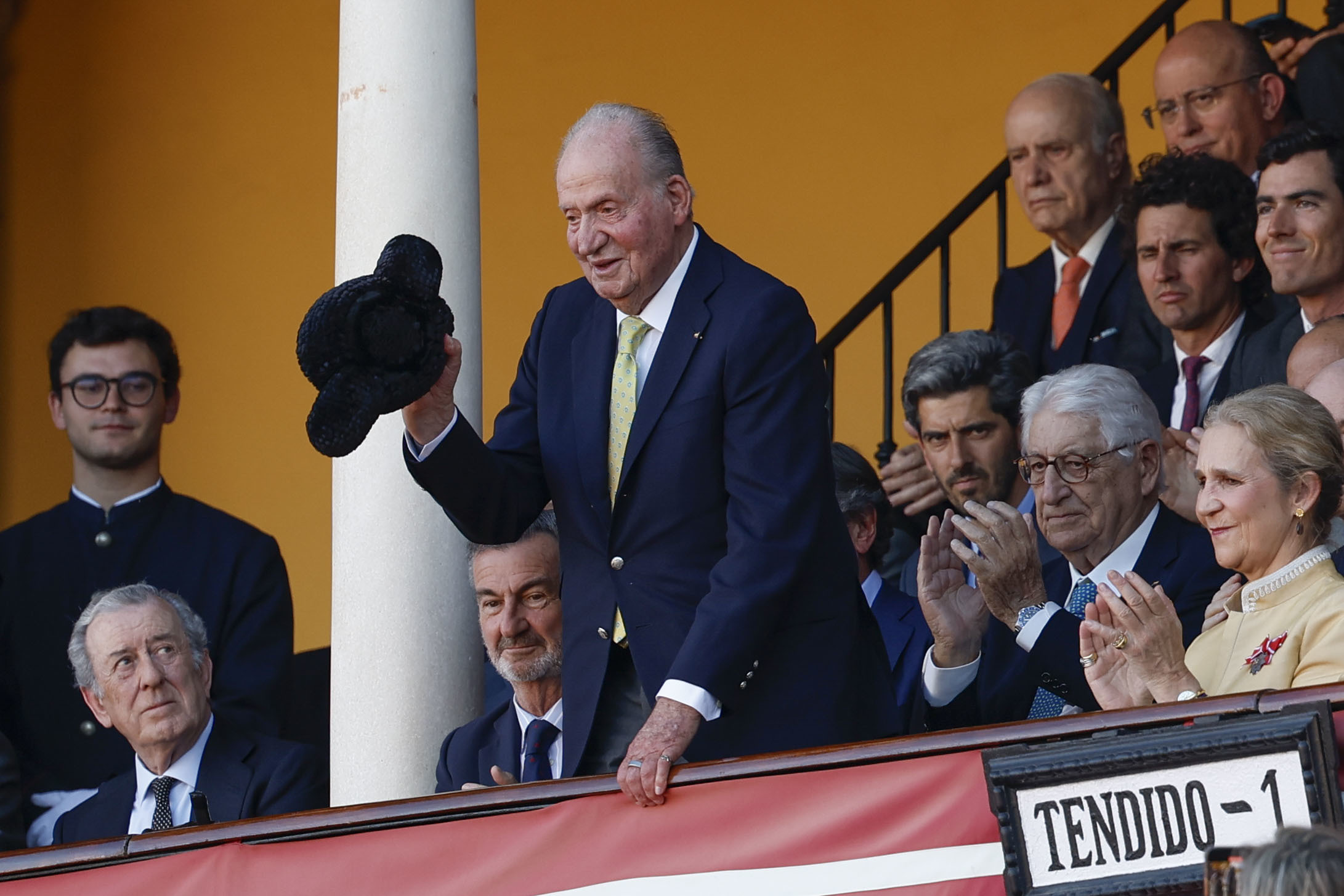 El Rey Juan Carlos en la Real Maestranza de Sevilla esta Semana Santa