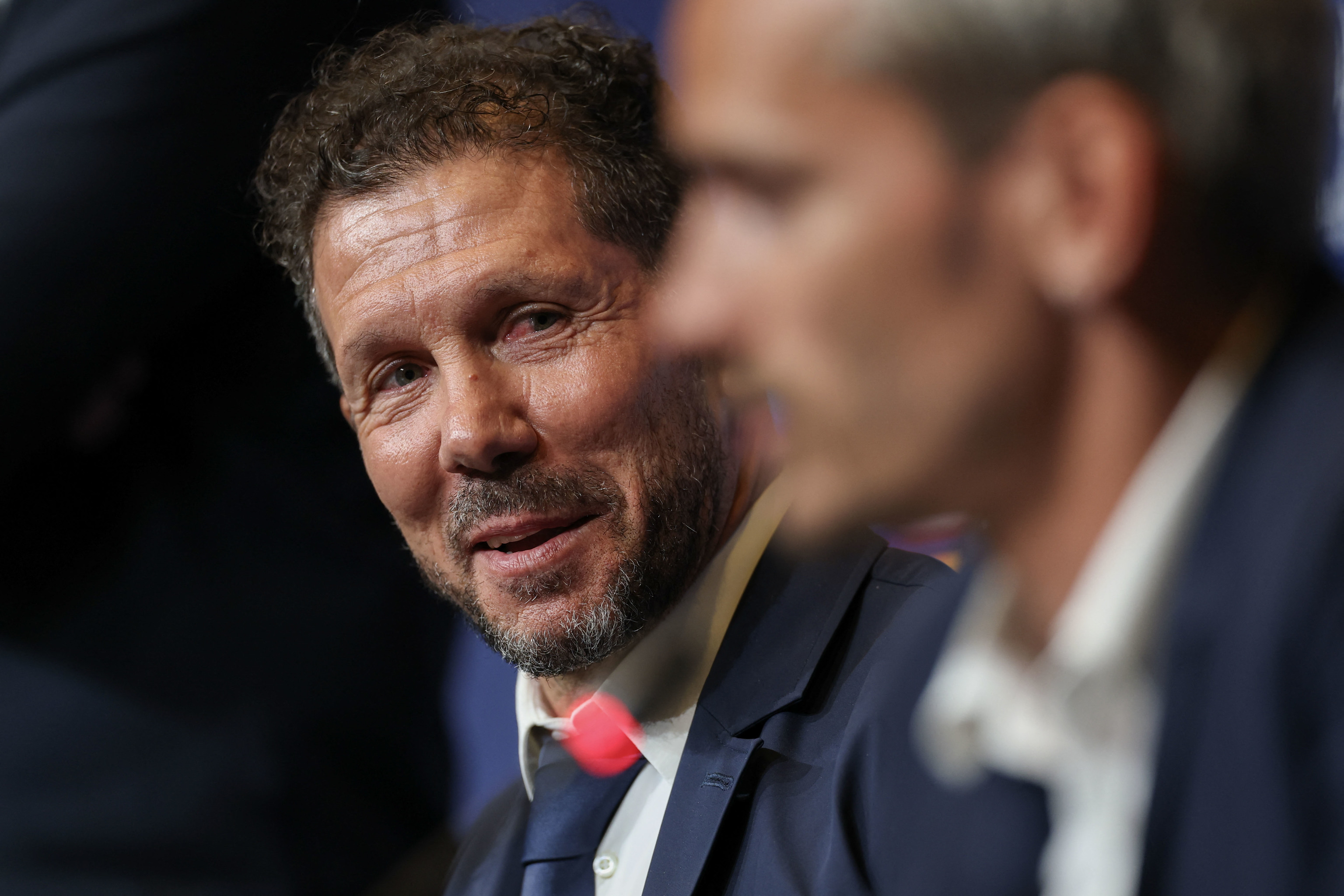 Simeone hablando de Griezmann.