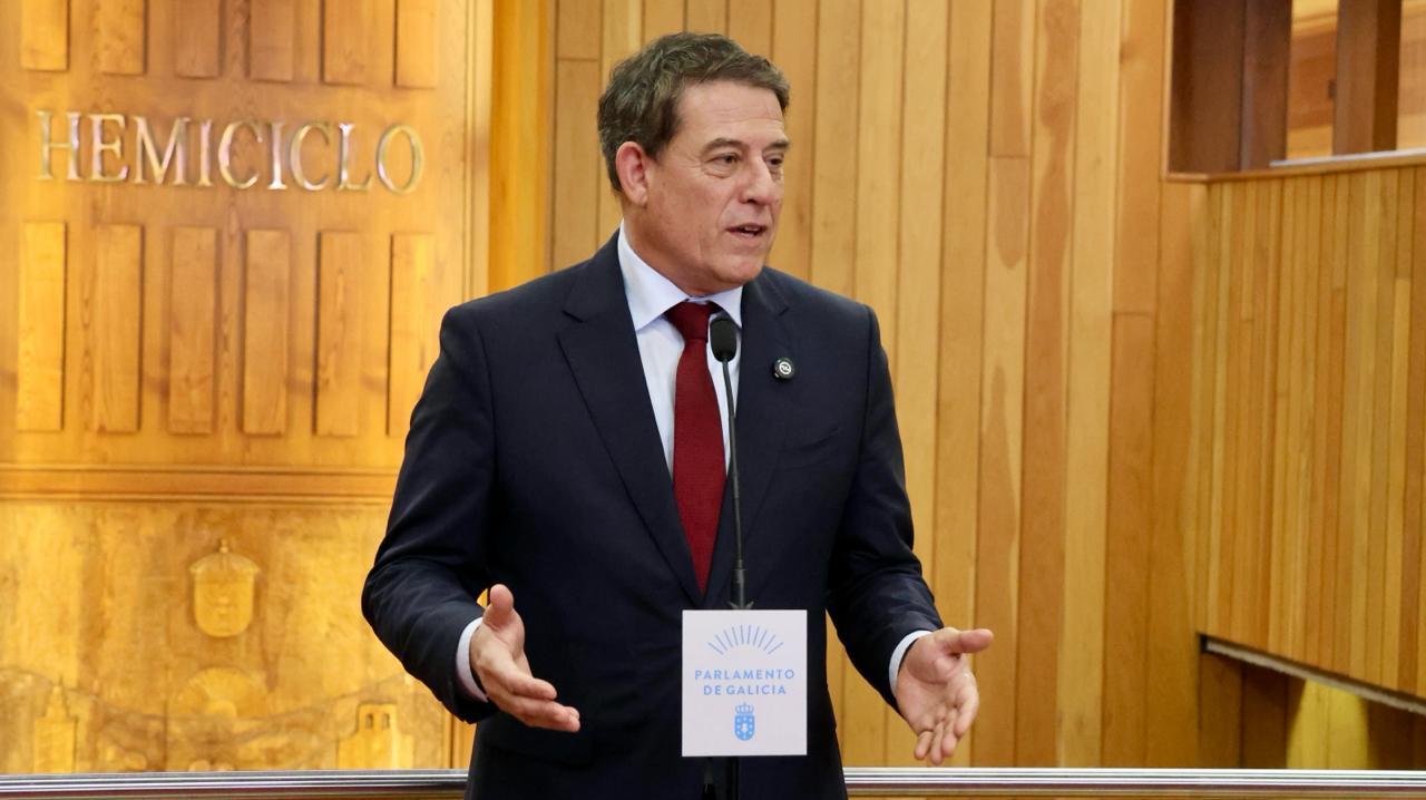 El líder del PSdeG, José Ramón Gómez Besteiro.