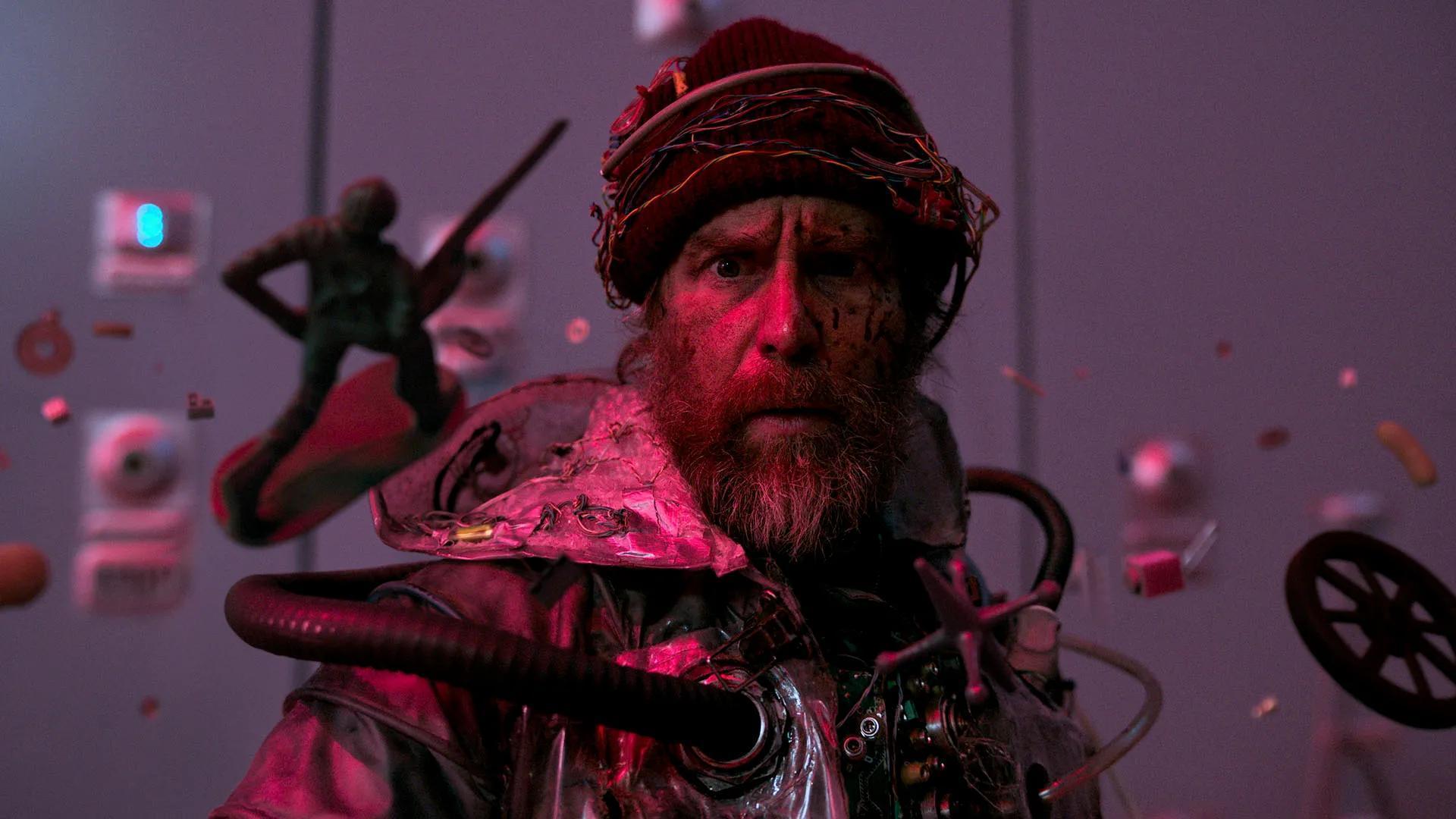 Sam Rockwell en Buena suerte, pásalo bien y no mueras.