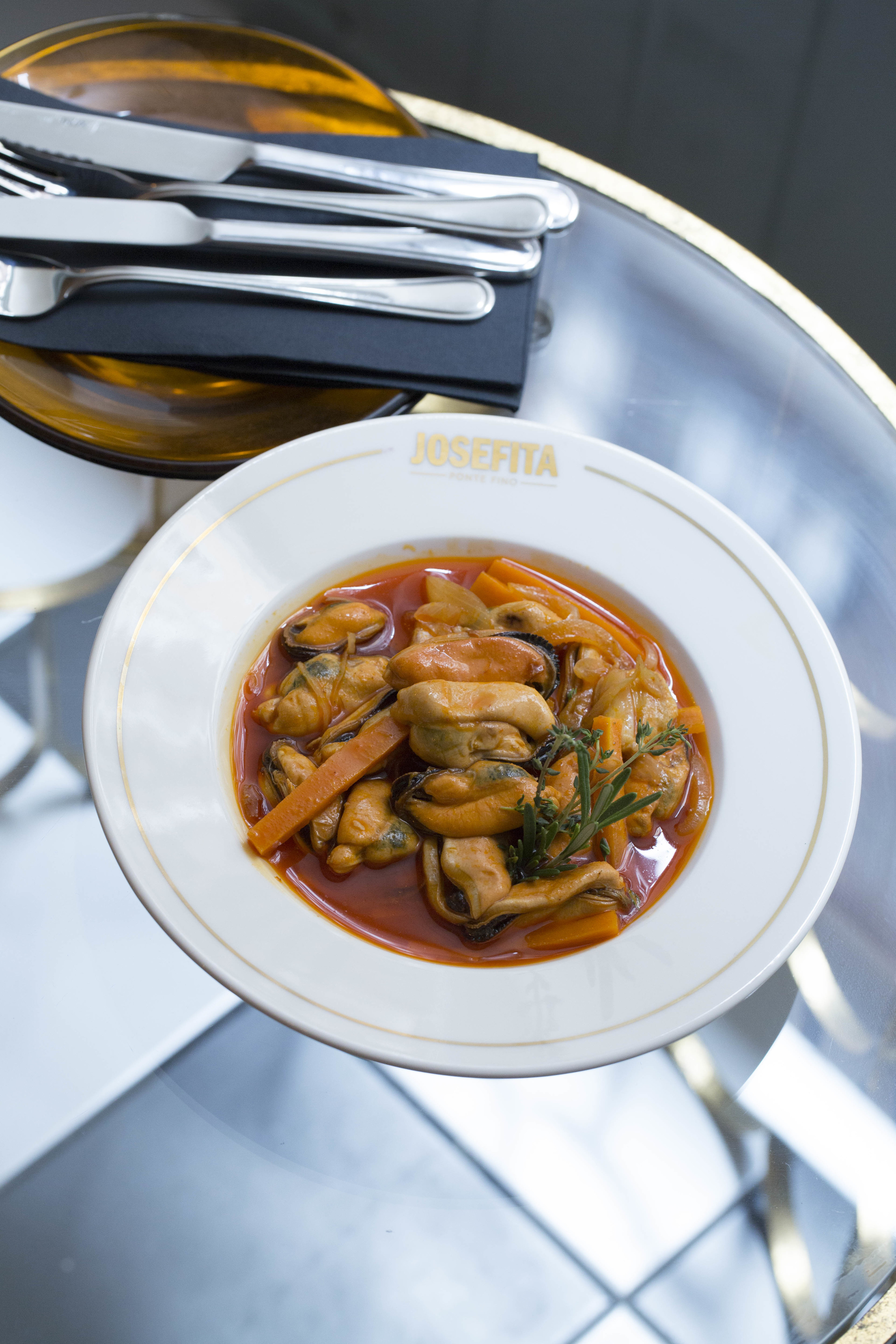 Mejillones en escabeche en Josefita.