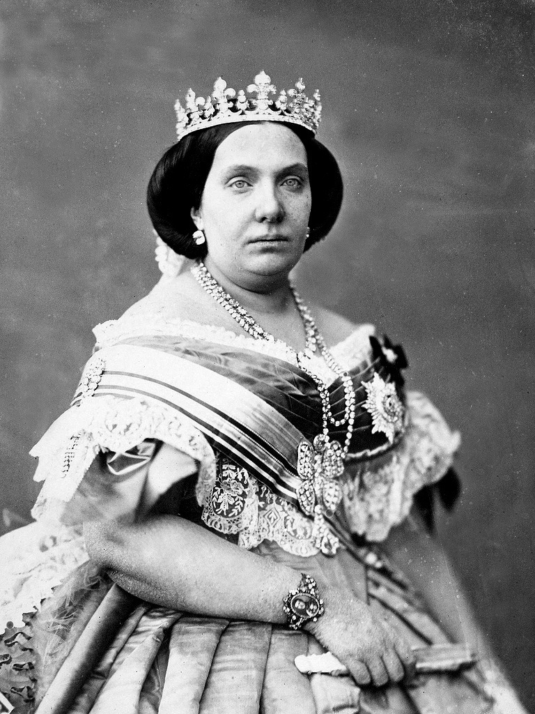 La reina Isabel II, que reinó España entre 1833 y 1868