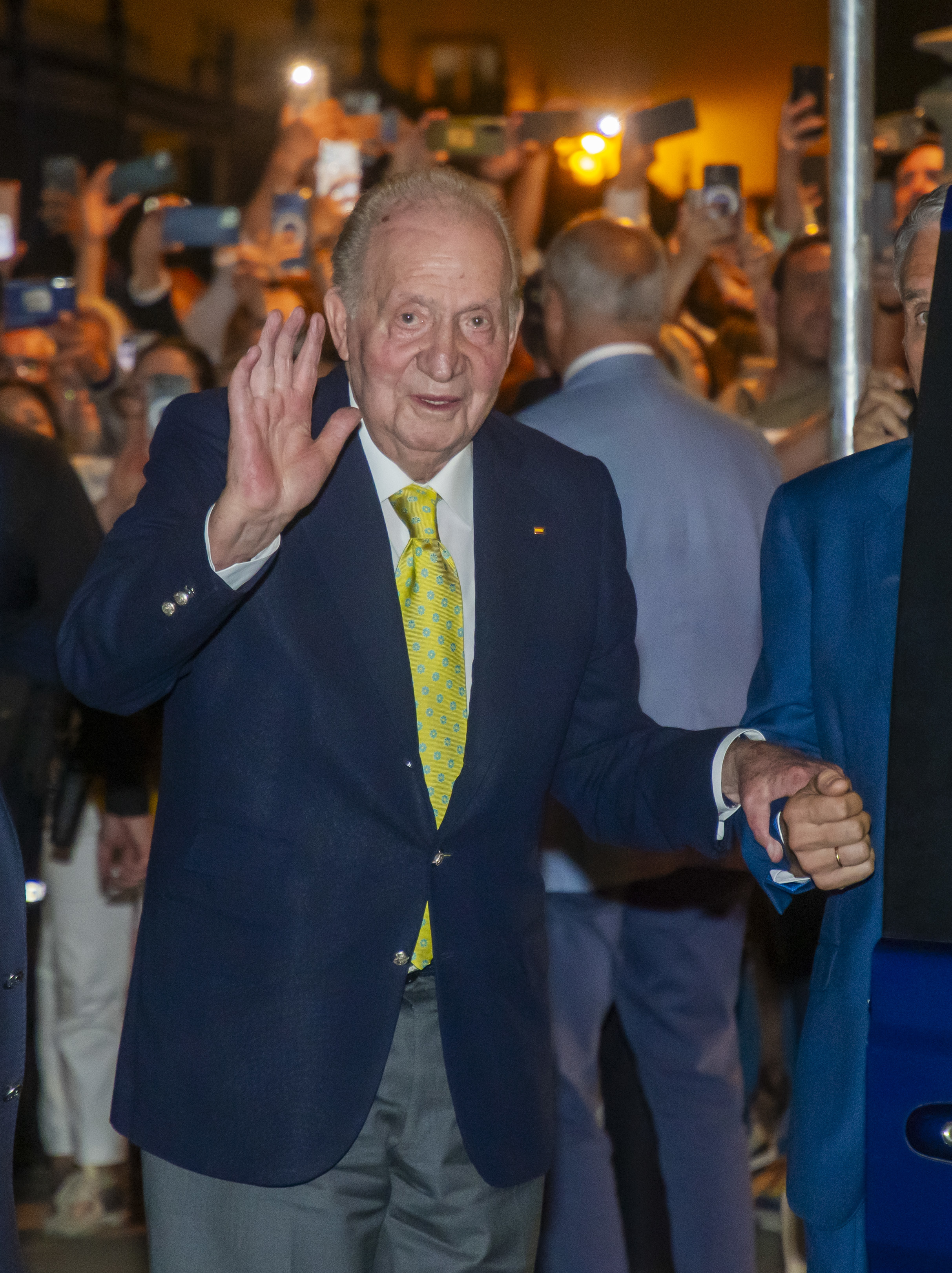 El Rey Juan Carlos en Sevilla el pasado 5 de abril