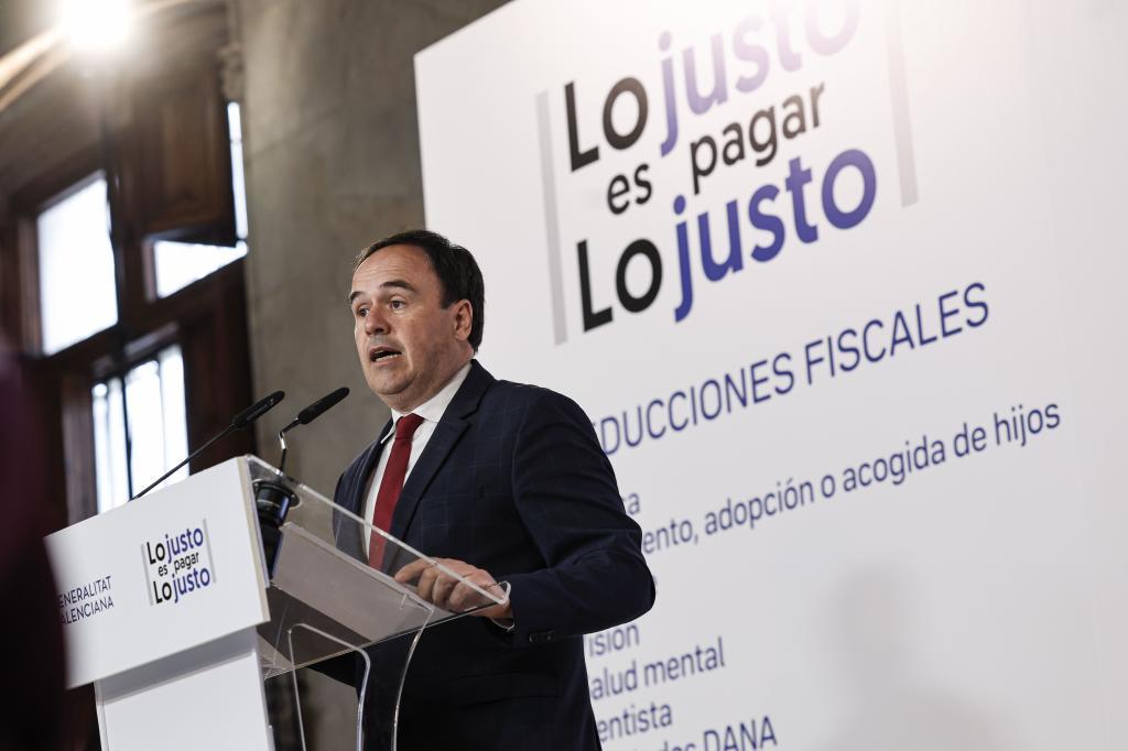 El presidente de la Generalitat, Juanfran Pérez Llorca, este jueves.