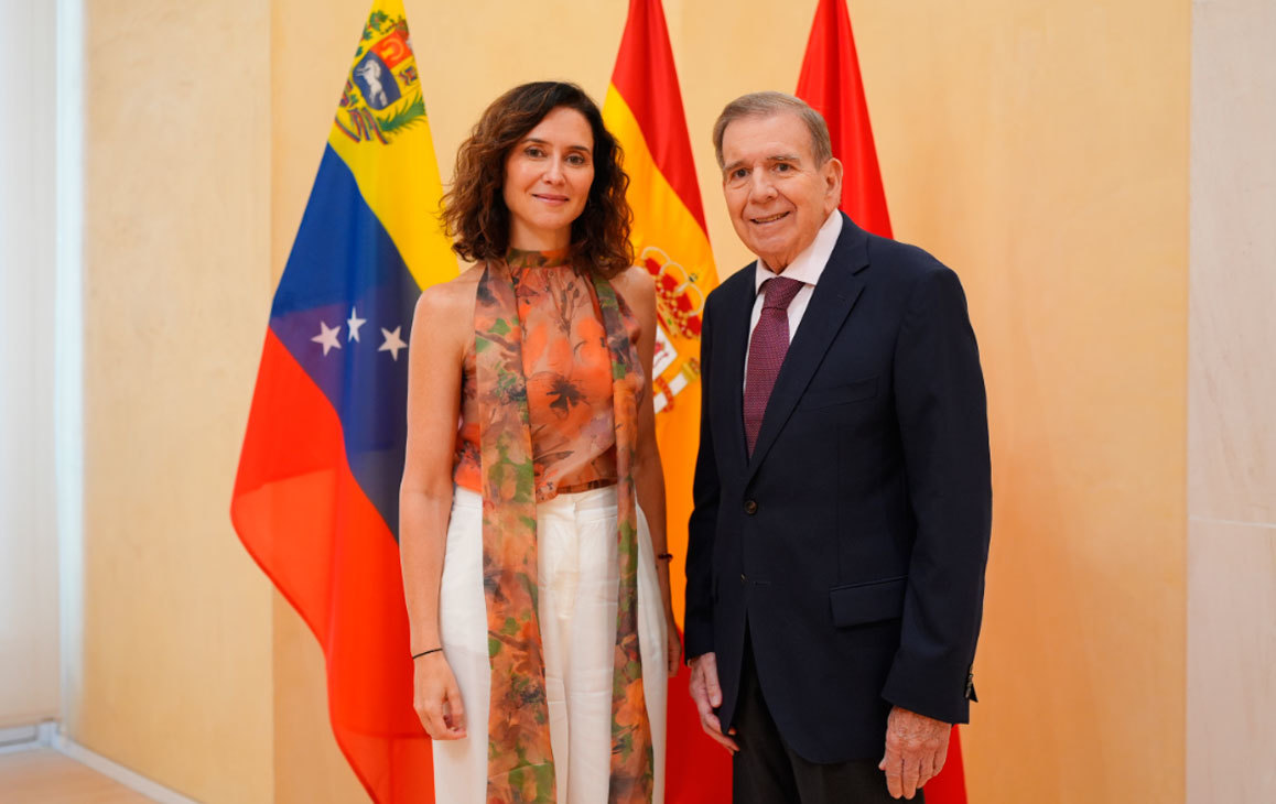 Ayuso y Edmundo González, en Sol el pasado septiembre.