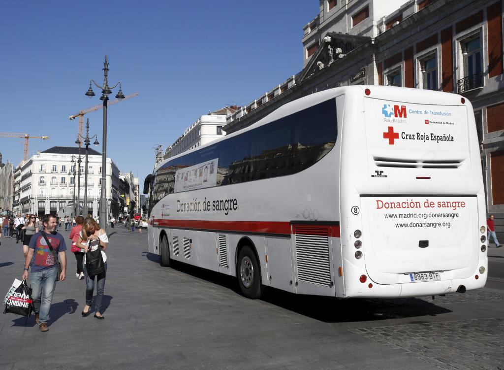 Donación de sangre en la Comunidad de Madrid.