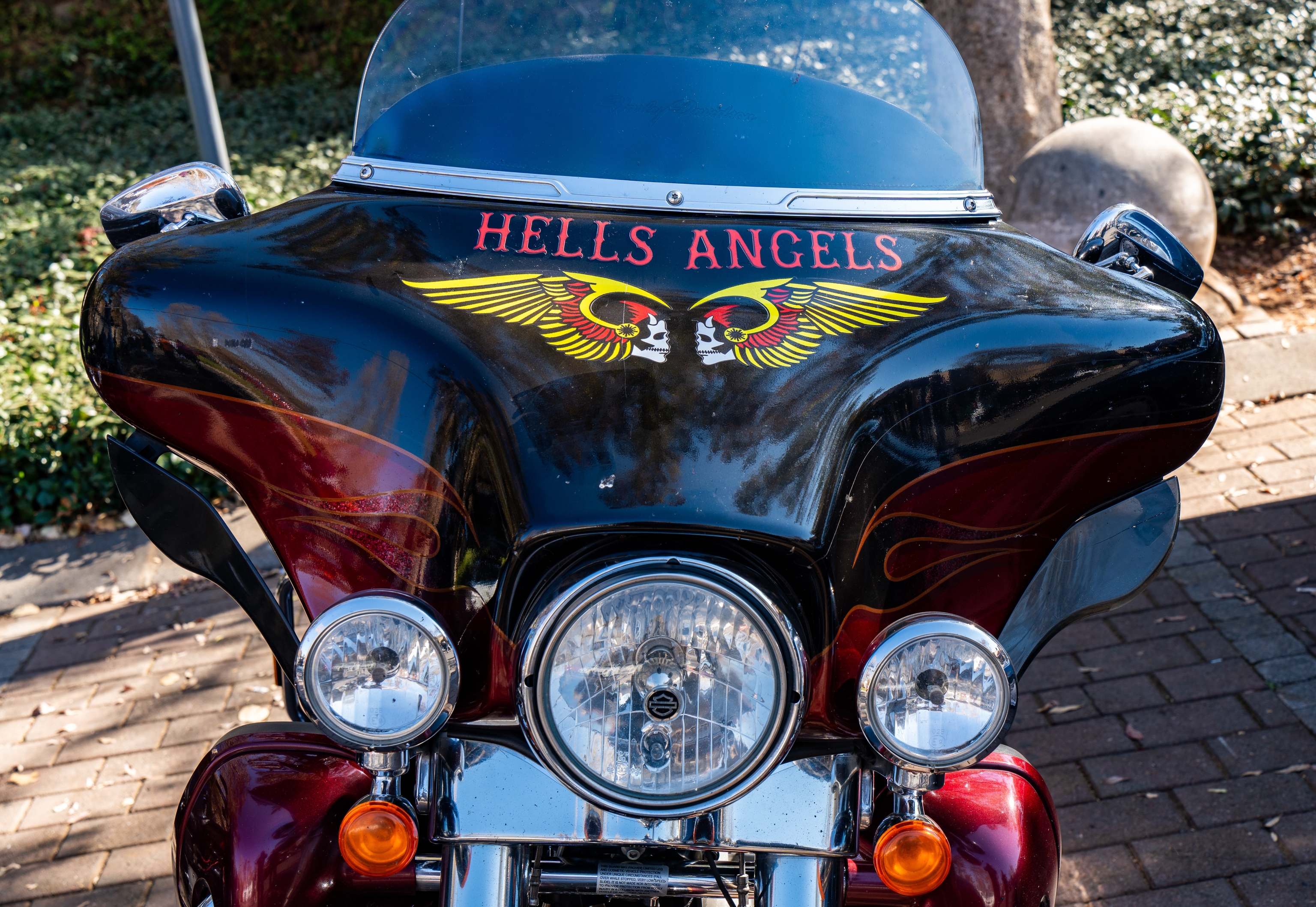 Una moto de Los �ngeles del Infierno.