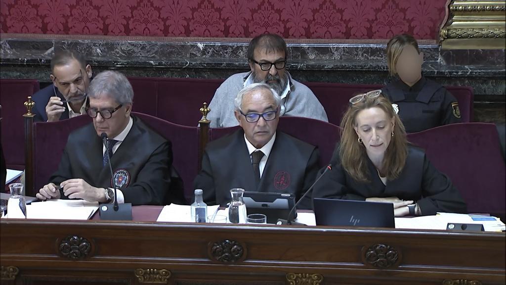 José Luis Ábalos y Koldo García, ayer, durante el juicio en el Tribunal Supremo.