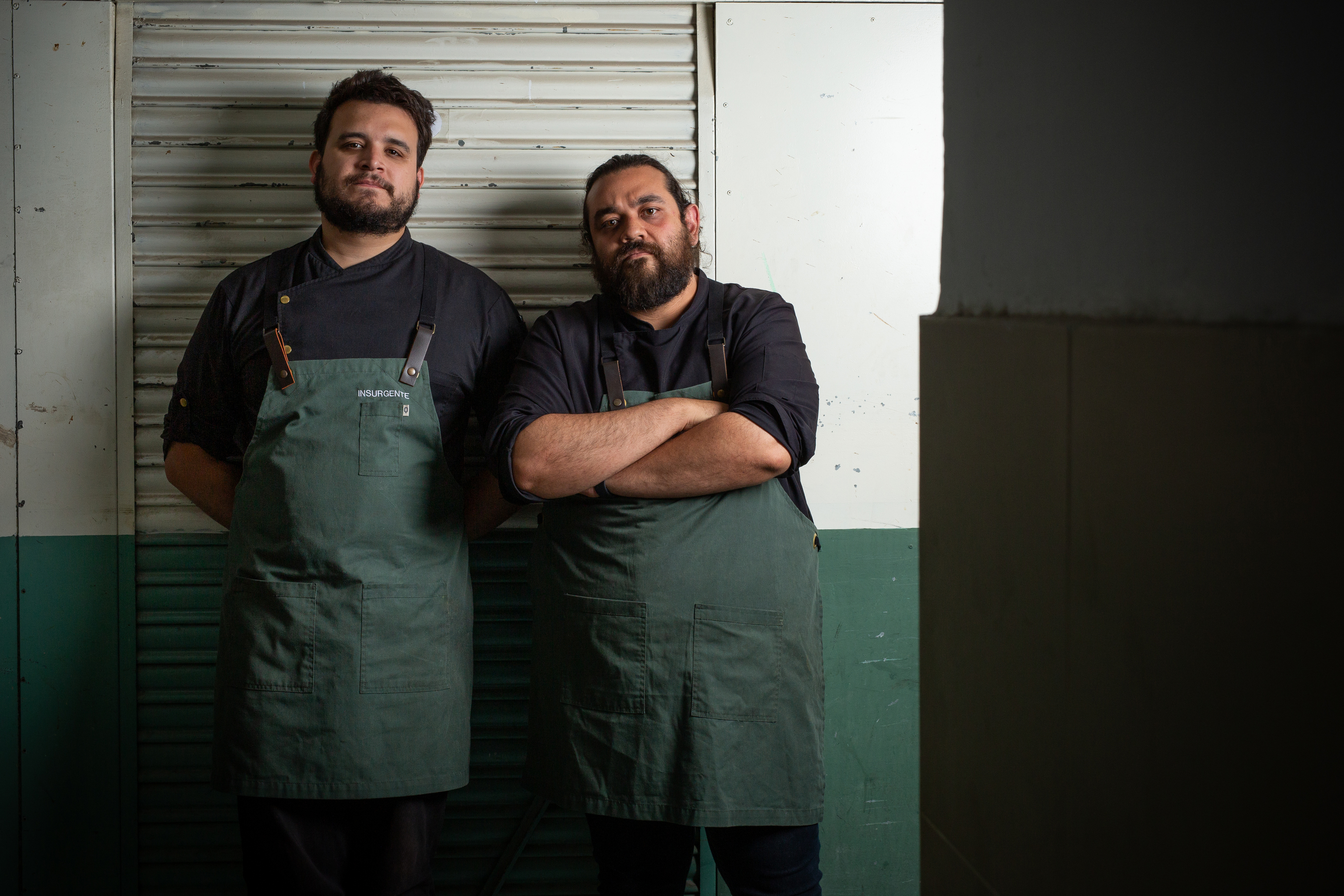 Agustín Mikielievich y Genaro Celia.