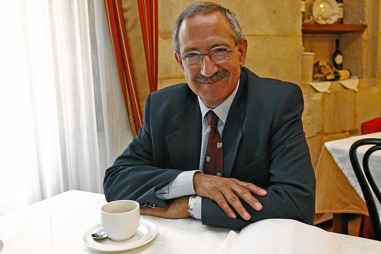 Antonio Vercher, durante una entrevista con EL MUNDO.