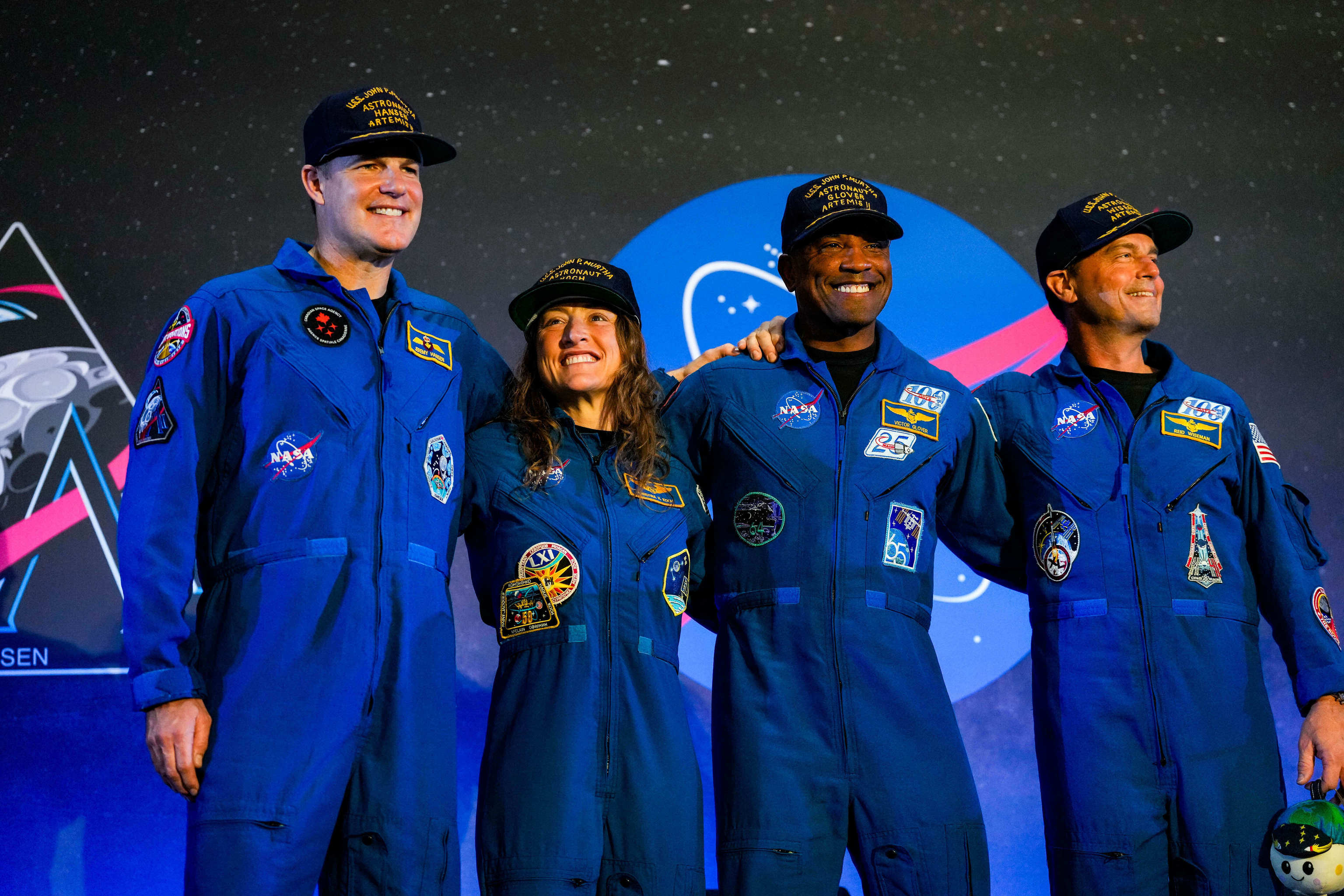 La tripulación del Artemis 2, de regreso en Houston.
