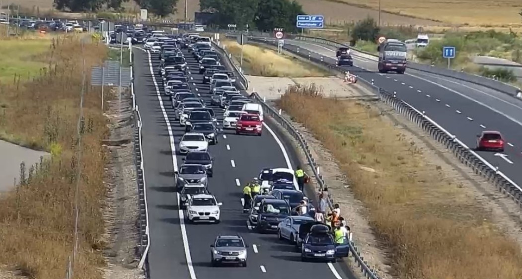 Imagen de un siniestro captado por las c�maras de Tr�fico