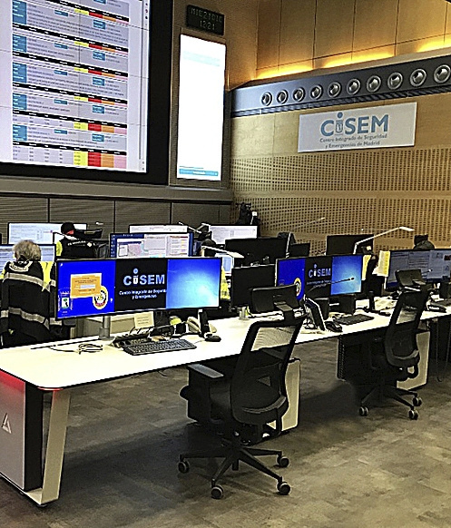 La sala principal del CISEM.