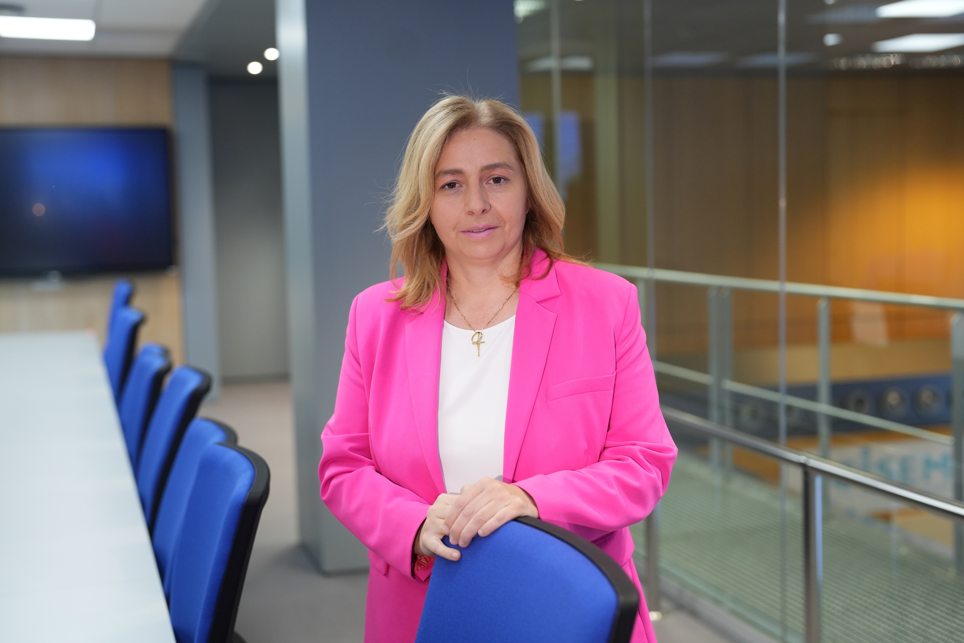 La vicealcaldesa, Inma Sanz, durante la entrevista con GRAN MADRID.