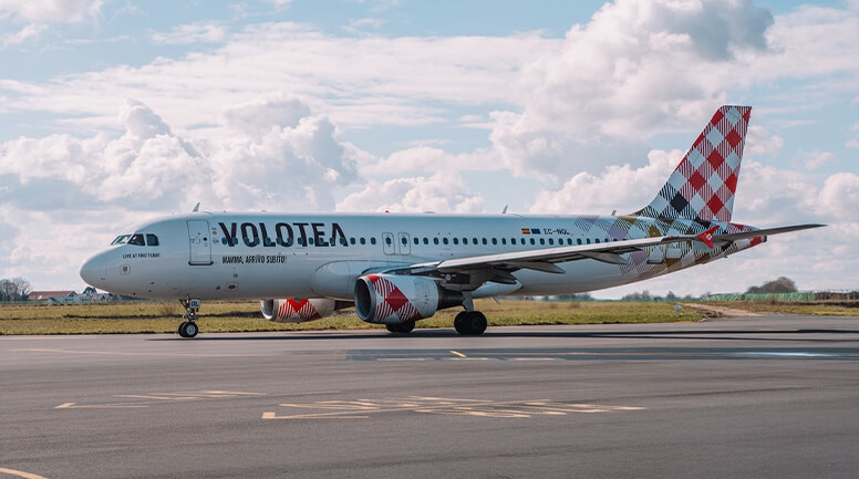 Uno de los aviones de la flota de la compañía