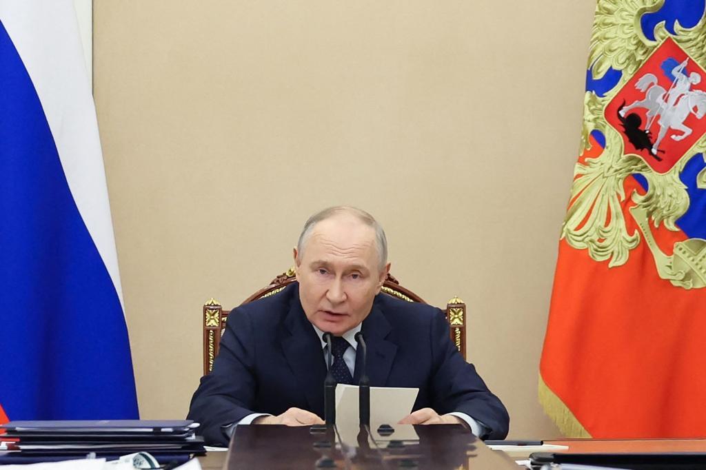 Putin, en la reunión de este miércoles con su equipo económico