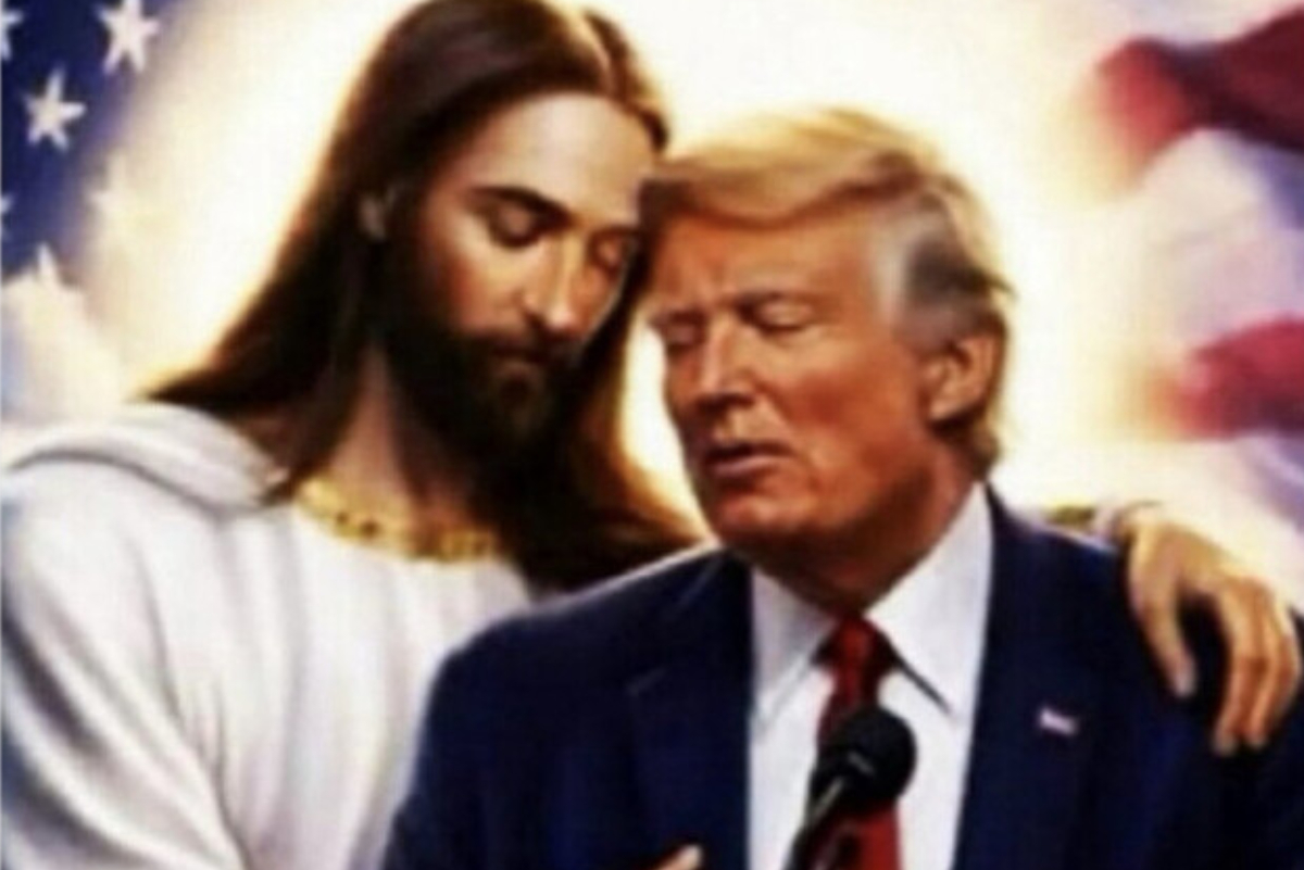 Trump publica una nueva imagen junto a Jesús mientras continúa la polémica por sus críticas al Papa | Internacional