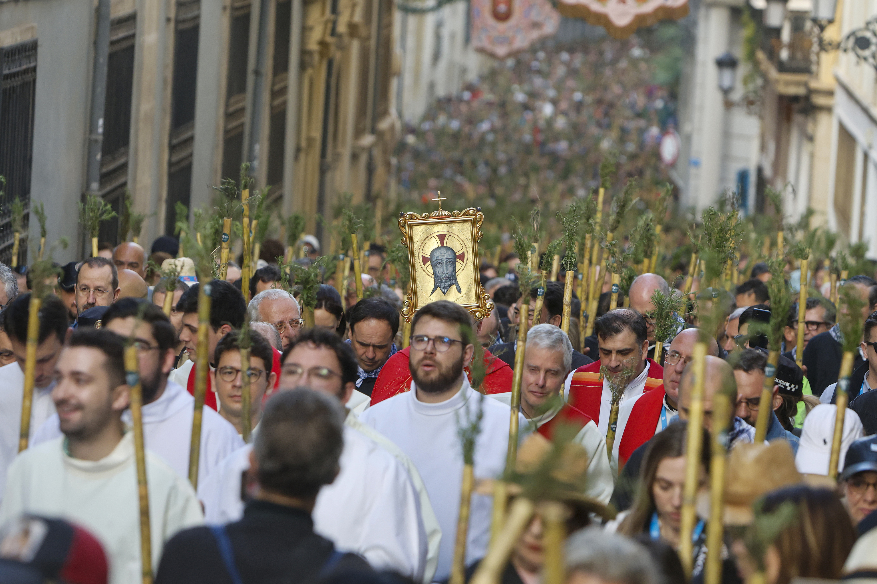 Romería de la Santa Faz, este jueves, en Alicante.