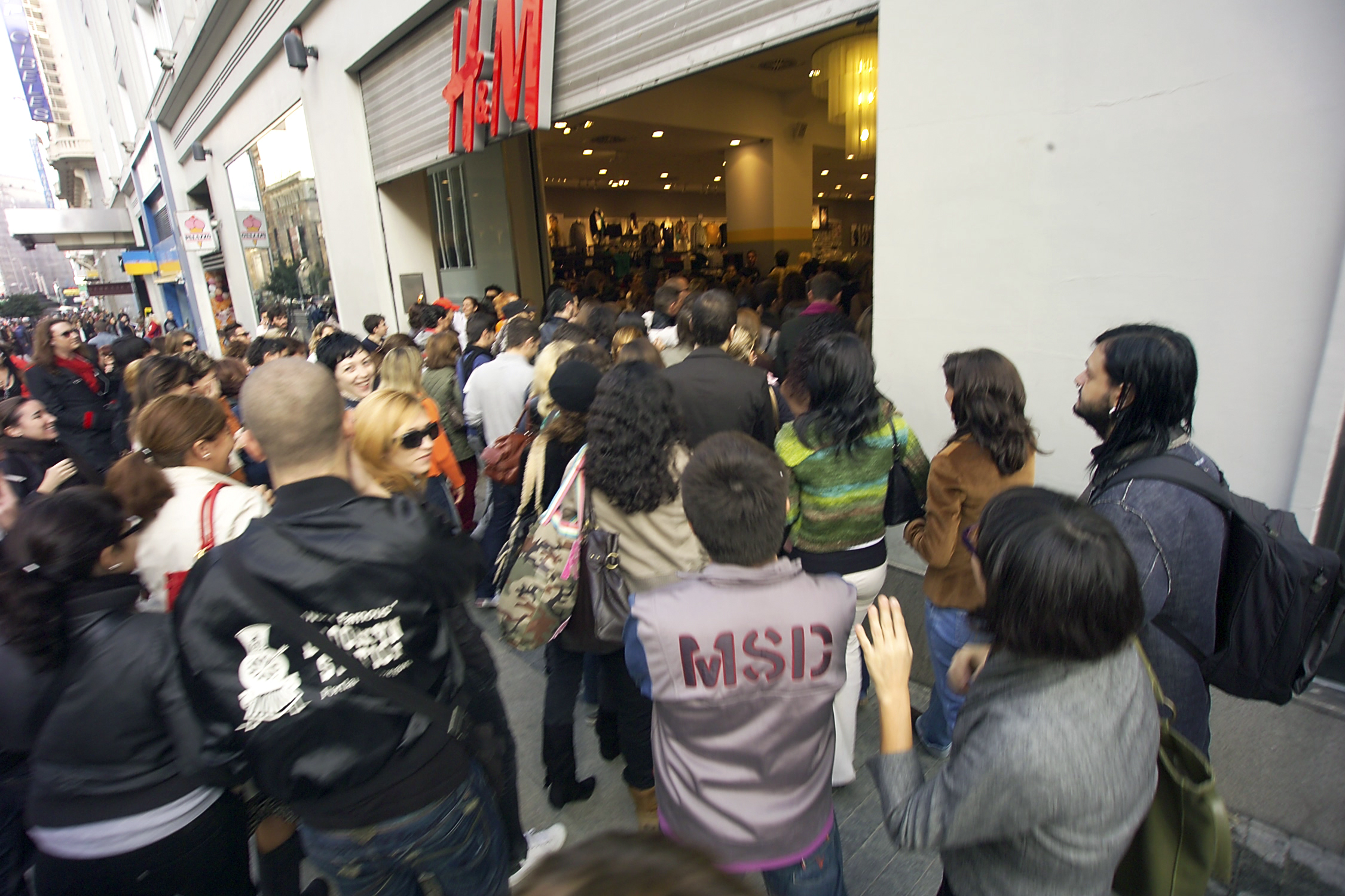 Imagen de archivo de una antigua tienda de H&M en Madrid.