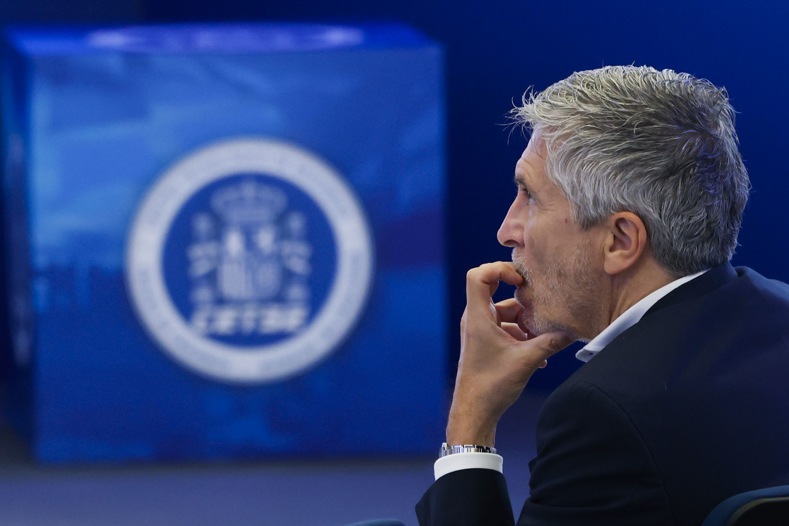 El ministro del Interior, Fernando Grande-Marlaska, en Madrid.