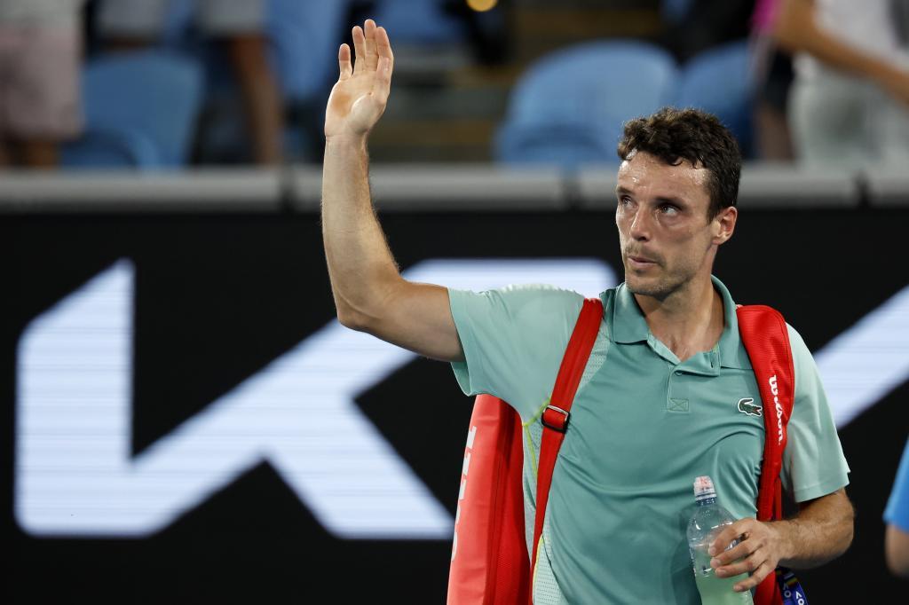 El tenista en el Open de Australia.