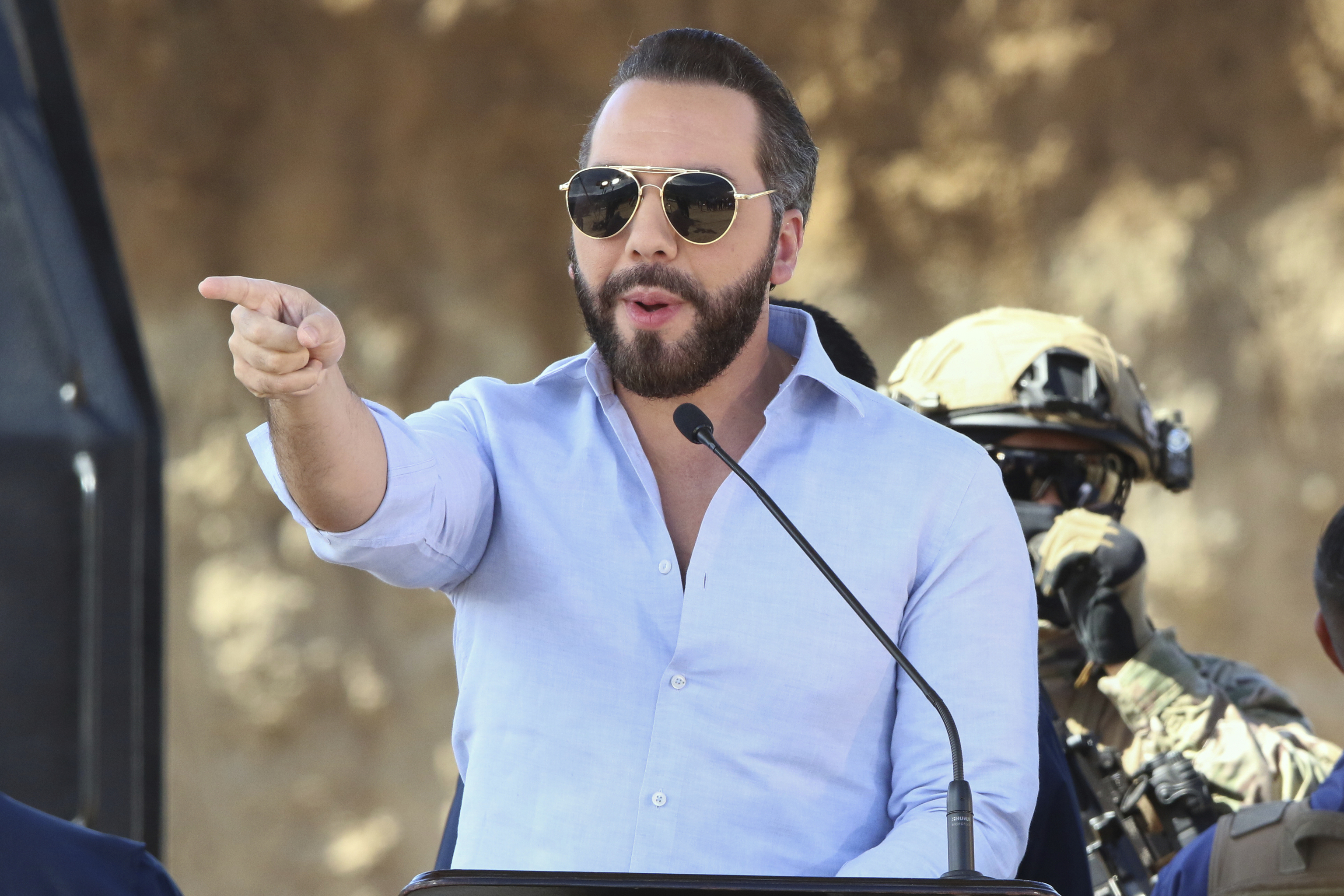 El presidente de El Salvador, Nayib Bukele.
