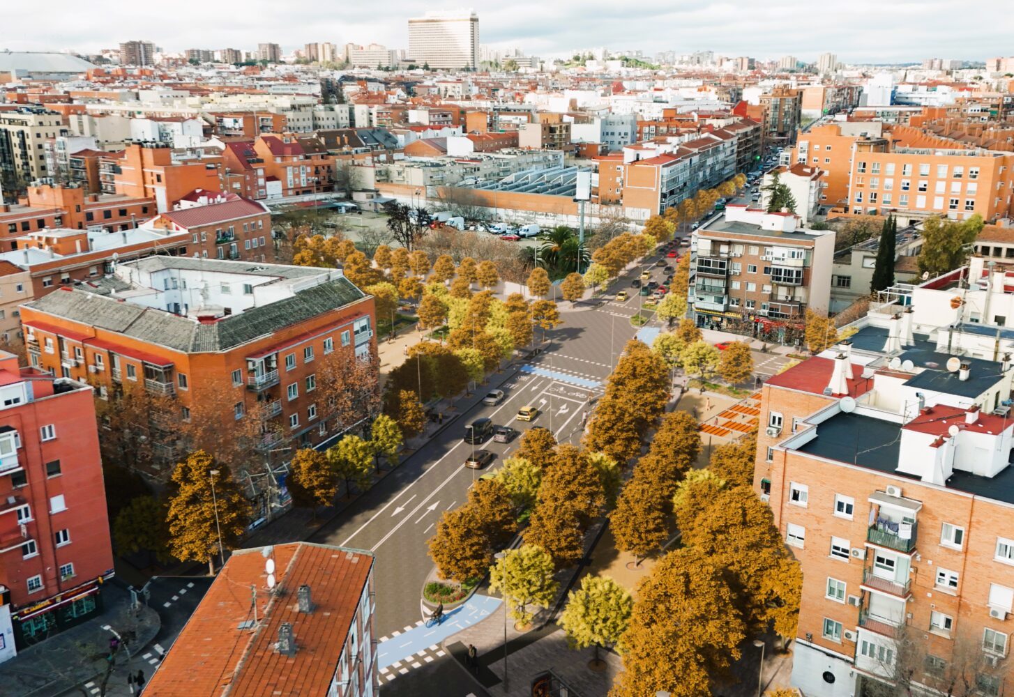 La plaza de Oporto y el entorno que se va a rehabilitar.