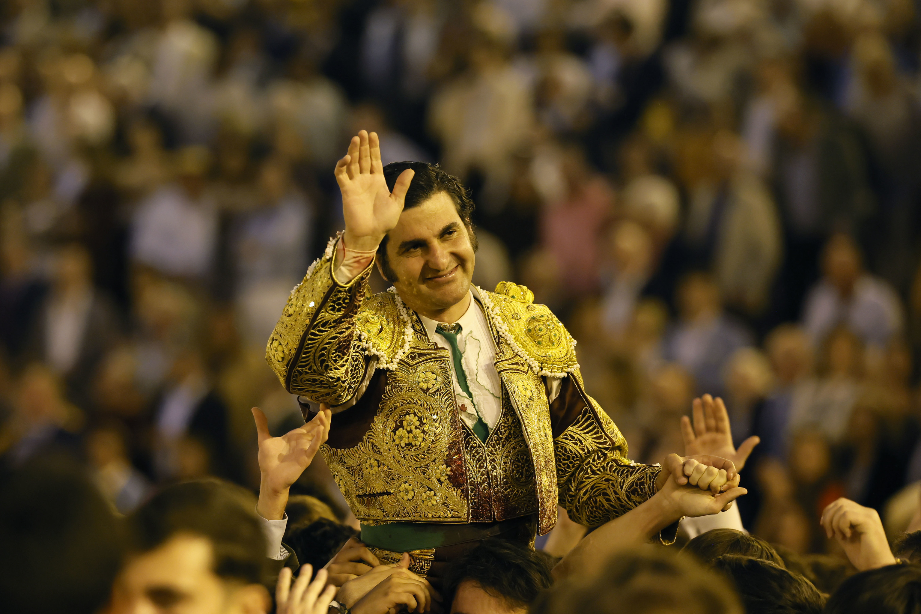 Morante de la Puebla, entre barreras de una tarde para la historia: "Estoy m�s viejo que el Cachorro"