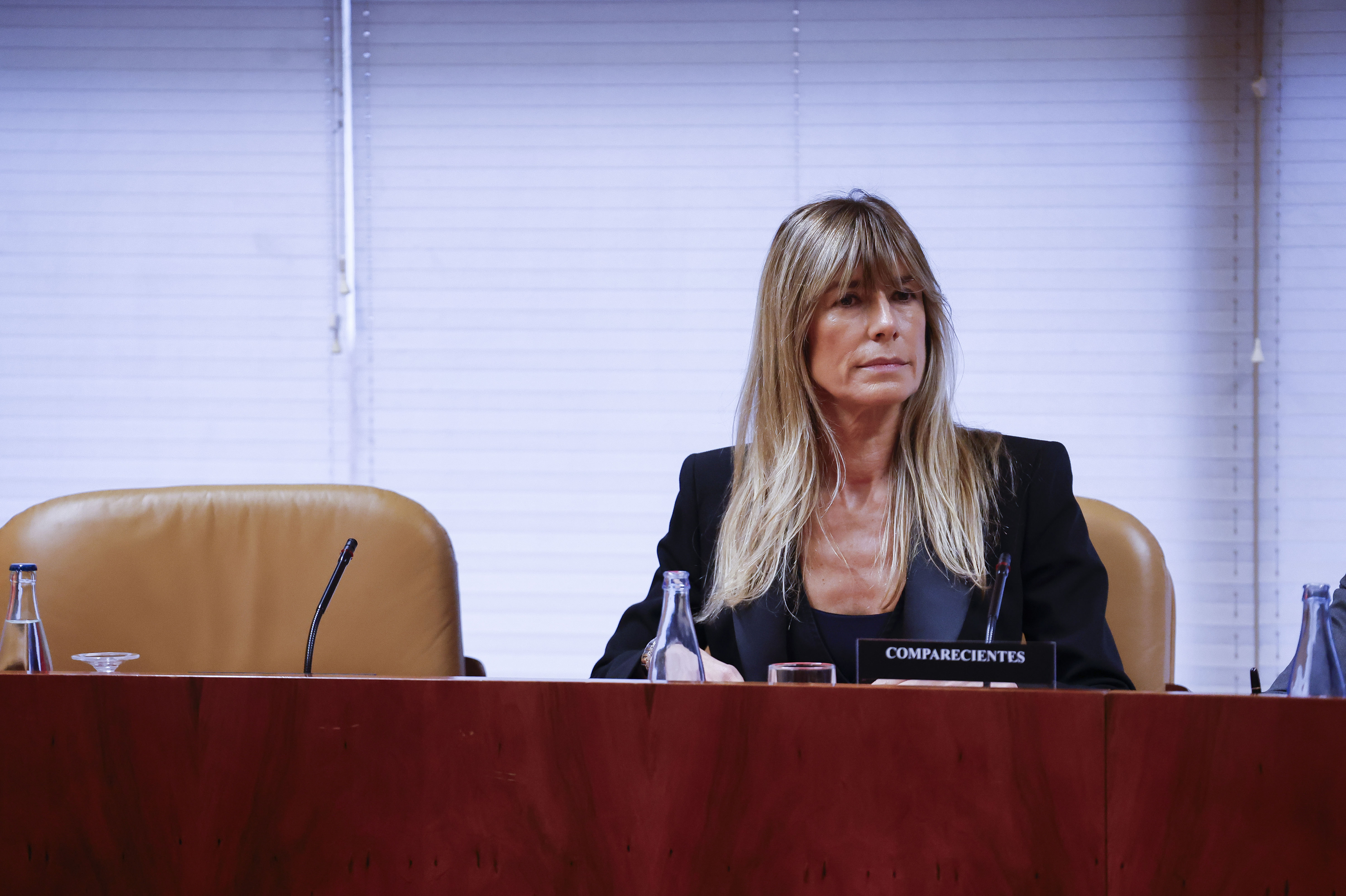 Bego�a G�mez, esposa del presidente del gobierno Pedro S�nchez, ante la comisi�n de investigaci�n sobre su c�tedra en la Asamblea de Madrid