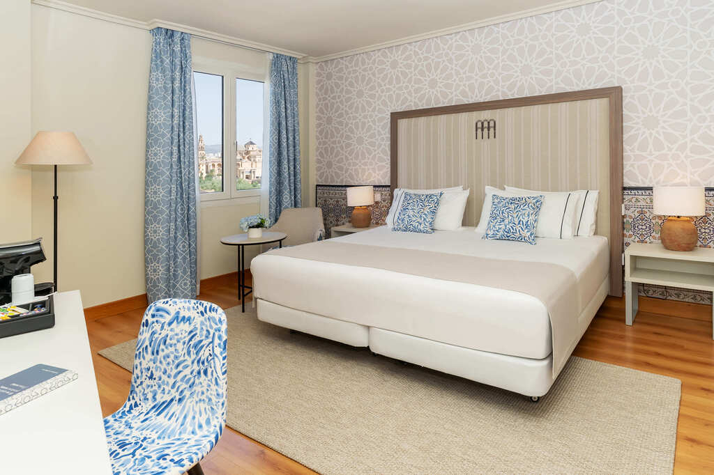 Una de las habitaciones del Hesperia C�rdoba.