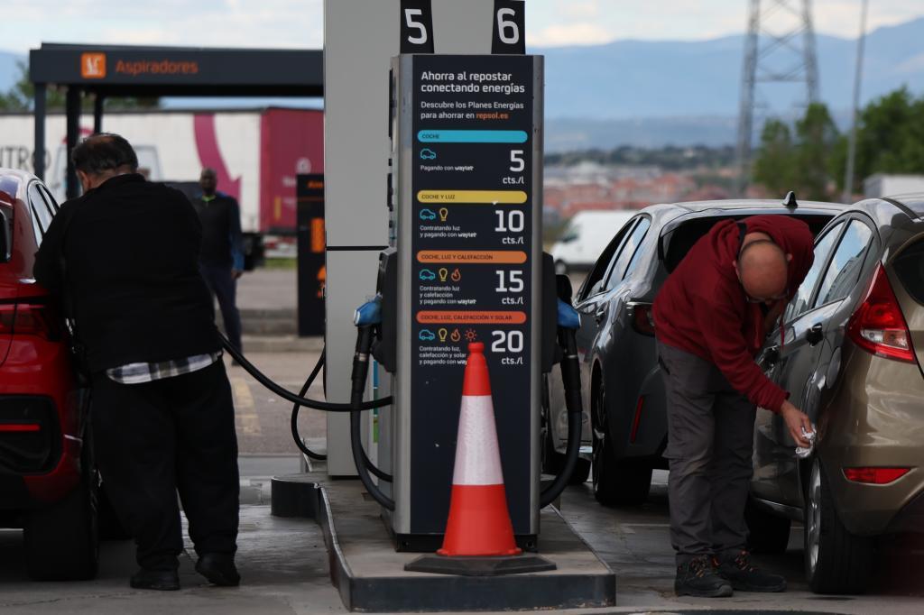 Una gasolinera en la provincia de Toldedo, hace unos d�as