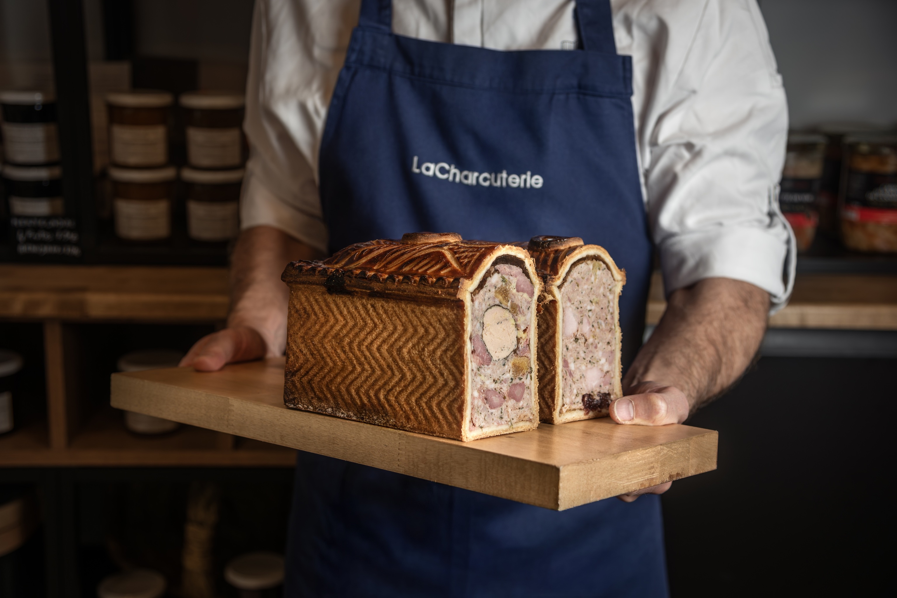 Paté horneado en hojaldre de La Charcuterie.