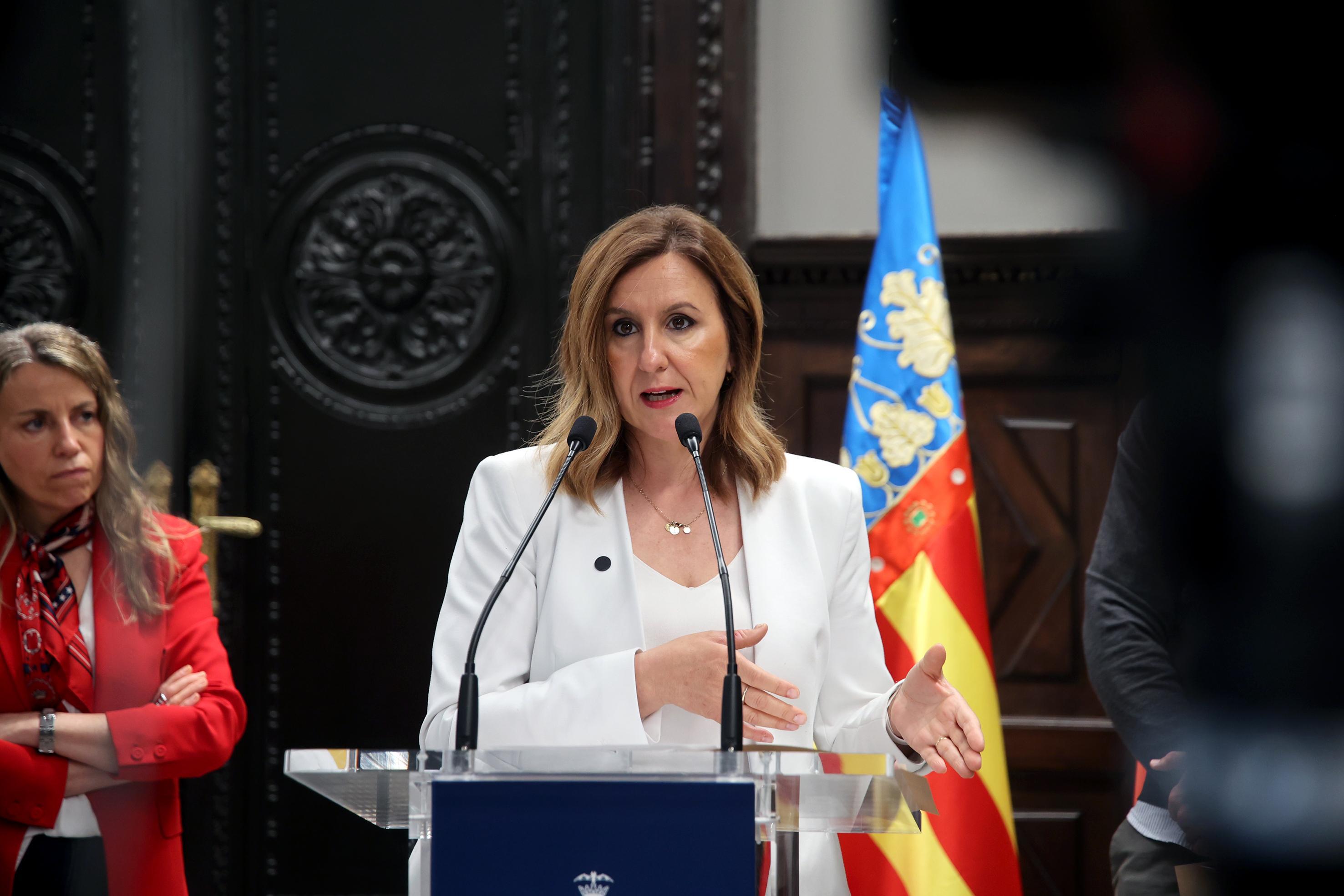 La alcaldesa de Valencia, María José Catalá.