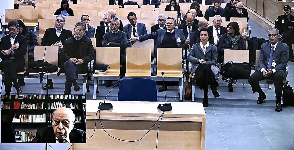 La comparecencia telemática de Pujol el pasado mes de noviembre