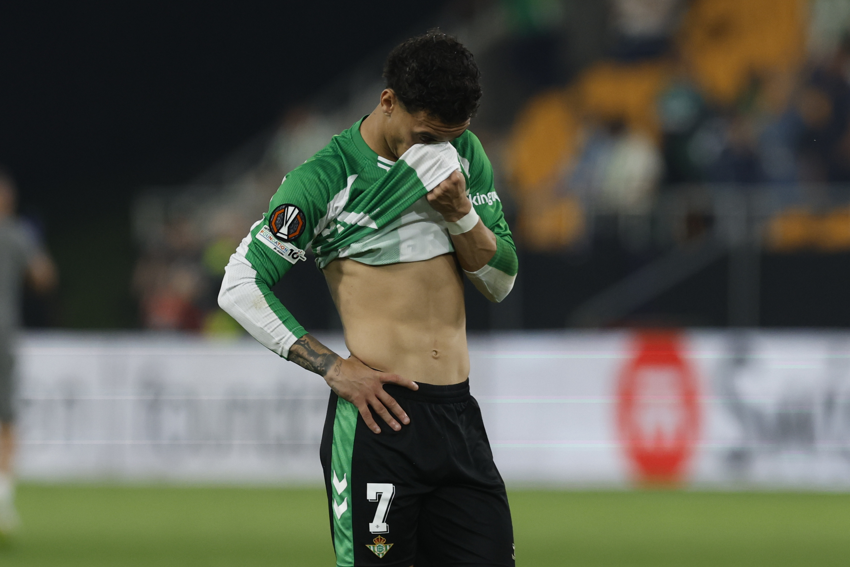 Antony, en un partido con el Betis.