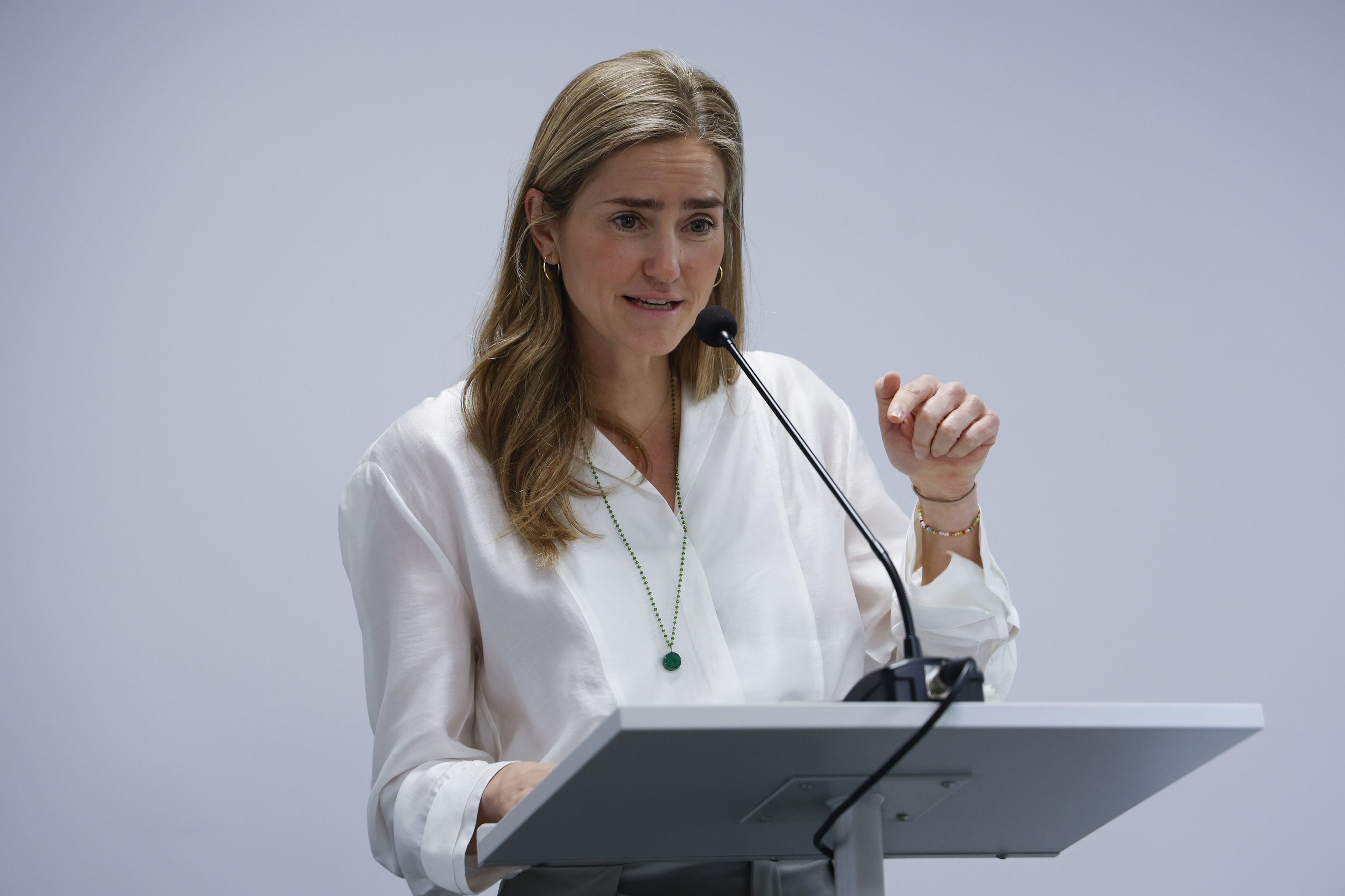 La vicepresidenta tercera del Gobierno y ministra para la Transici�n Ecol�gica, Sara Aagesen.