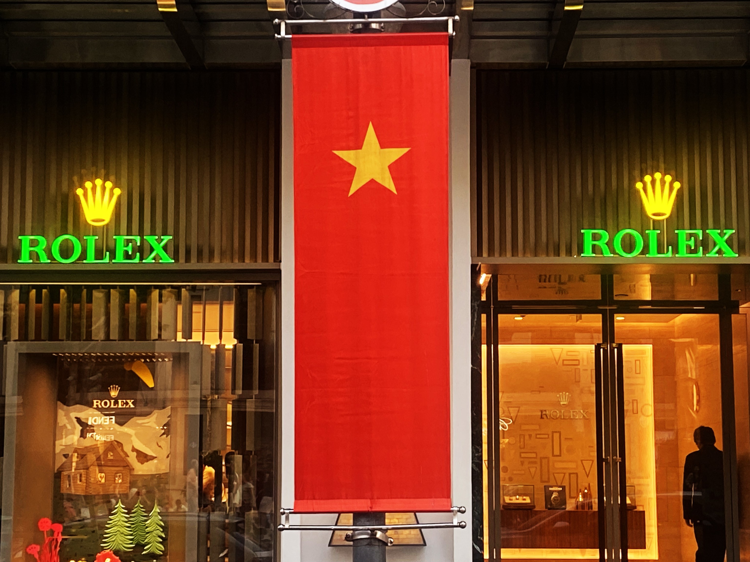 Zona comercial de Ho Chi Minh.