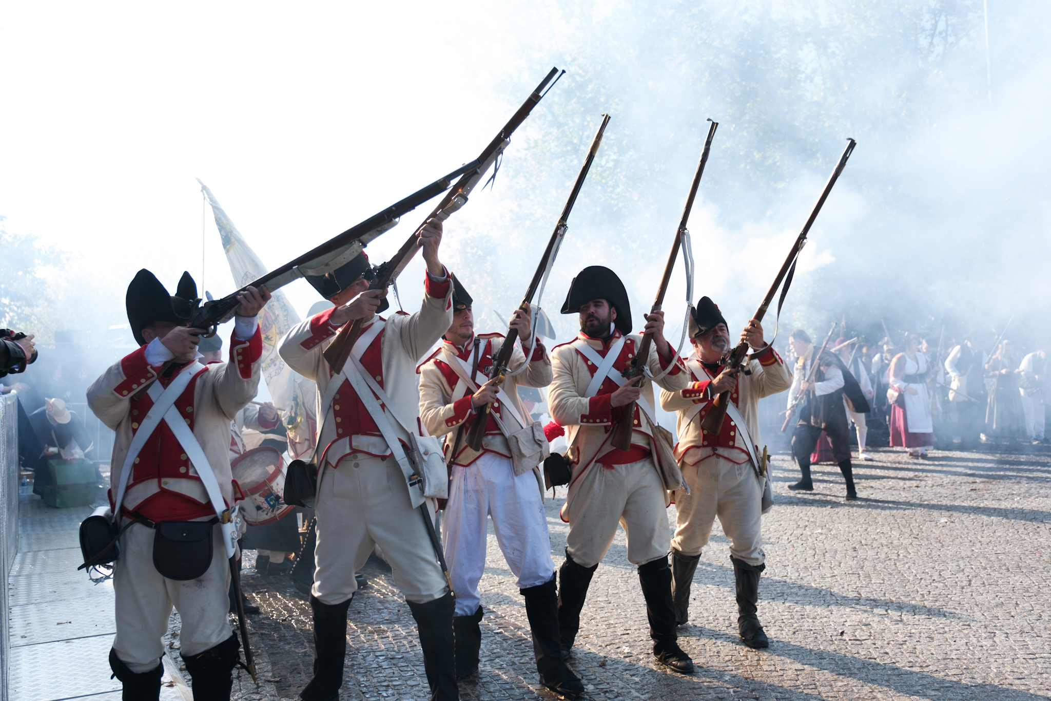 Recreaci�n hist�rica del levantamiento del 2 de mayo, el pasado a�o.