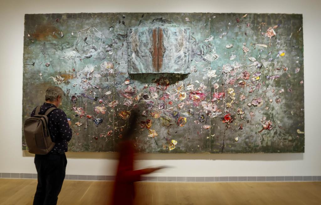 La obra 'Las flores del mal', de Kiefer, en el CAHH.