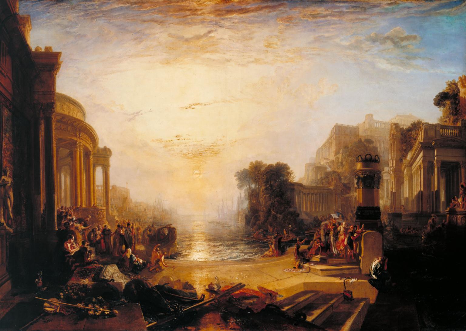 'La ca�da de Cartago', 1817, del brit�nico William Turner.