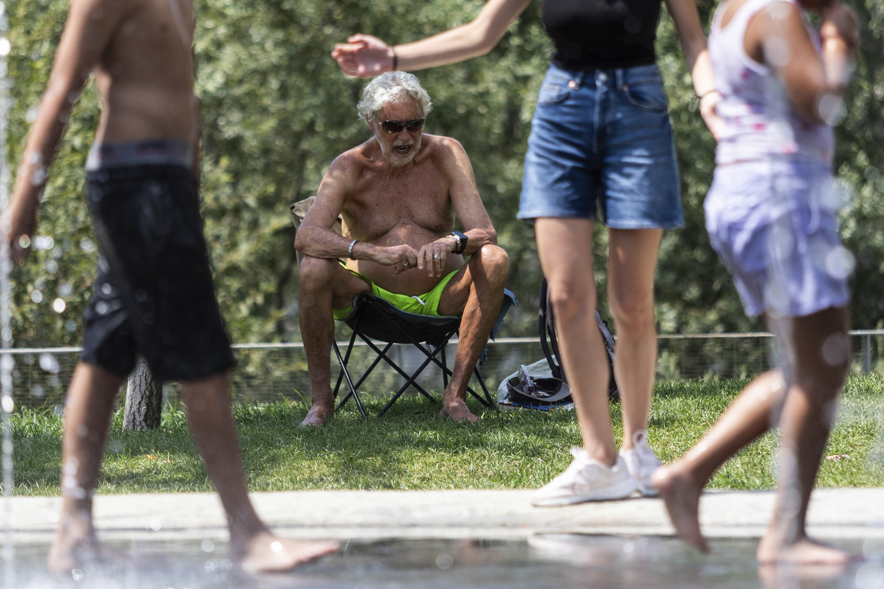 Ola de calor durante el pasado verano en Madrid.