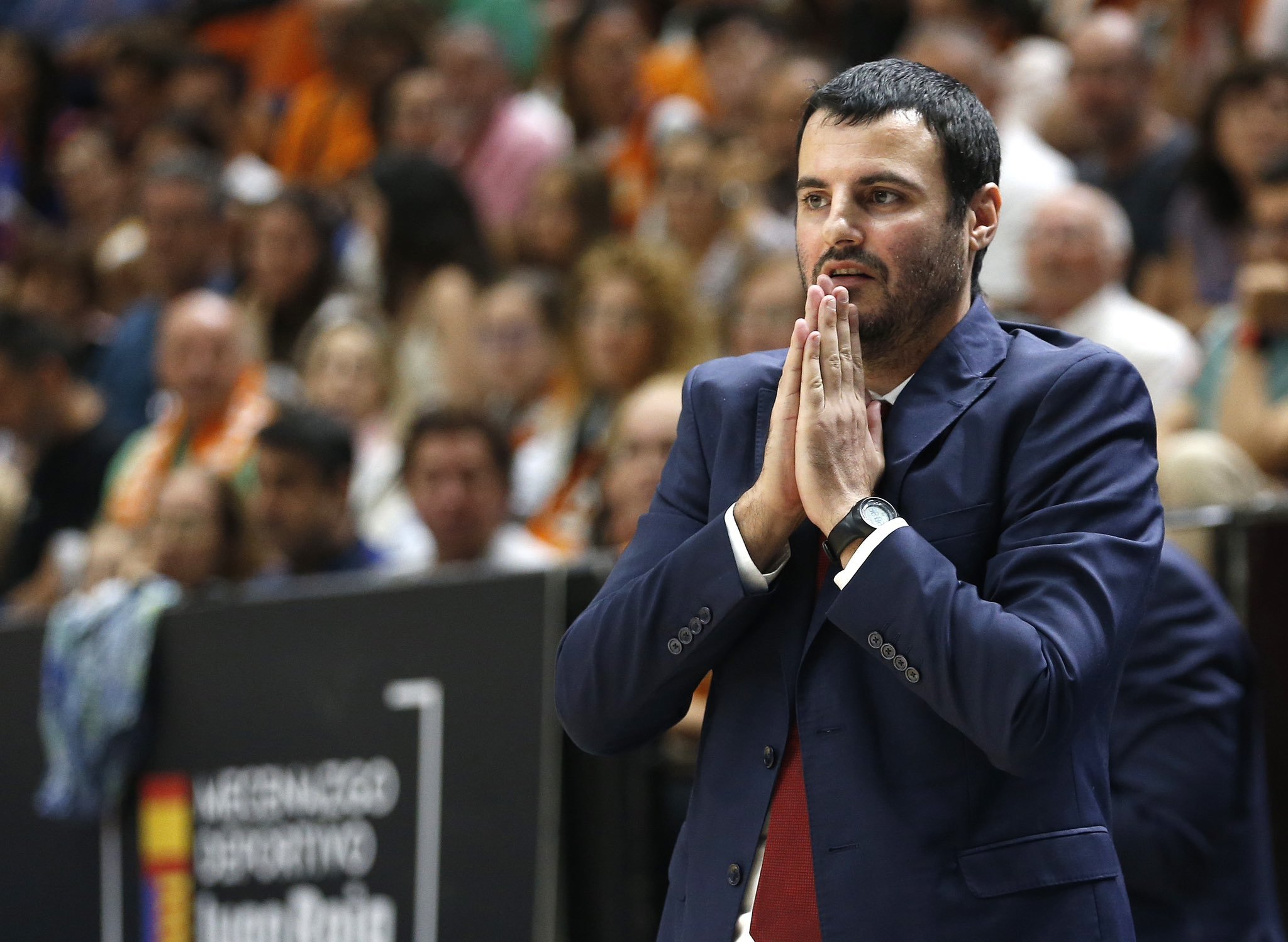 Carlos Cantero, entrenador del Casademont Zaragoza femenino, en una imagen de archivo