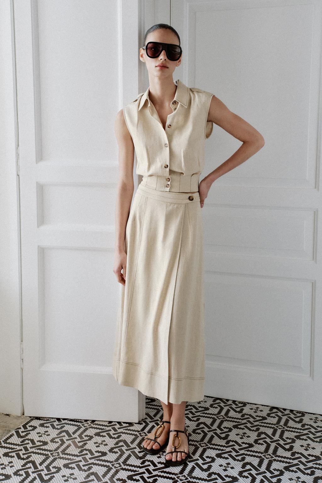 8 faldas de lino de Zara y Mango que te servir�n para cualquier ocasi�n esta primavera-verano