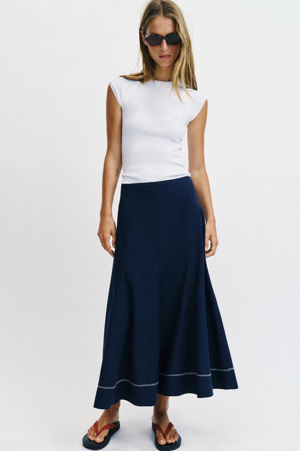 8 faldas de lino de Zara y Mango que te servir�n para cualquier ocasi�n esta primavera-verano