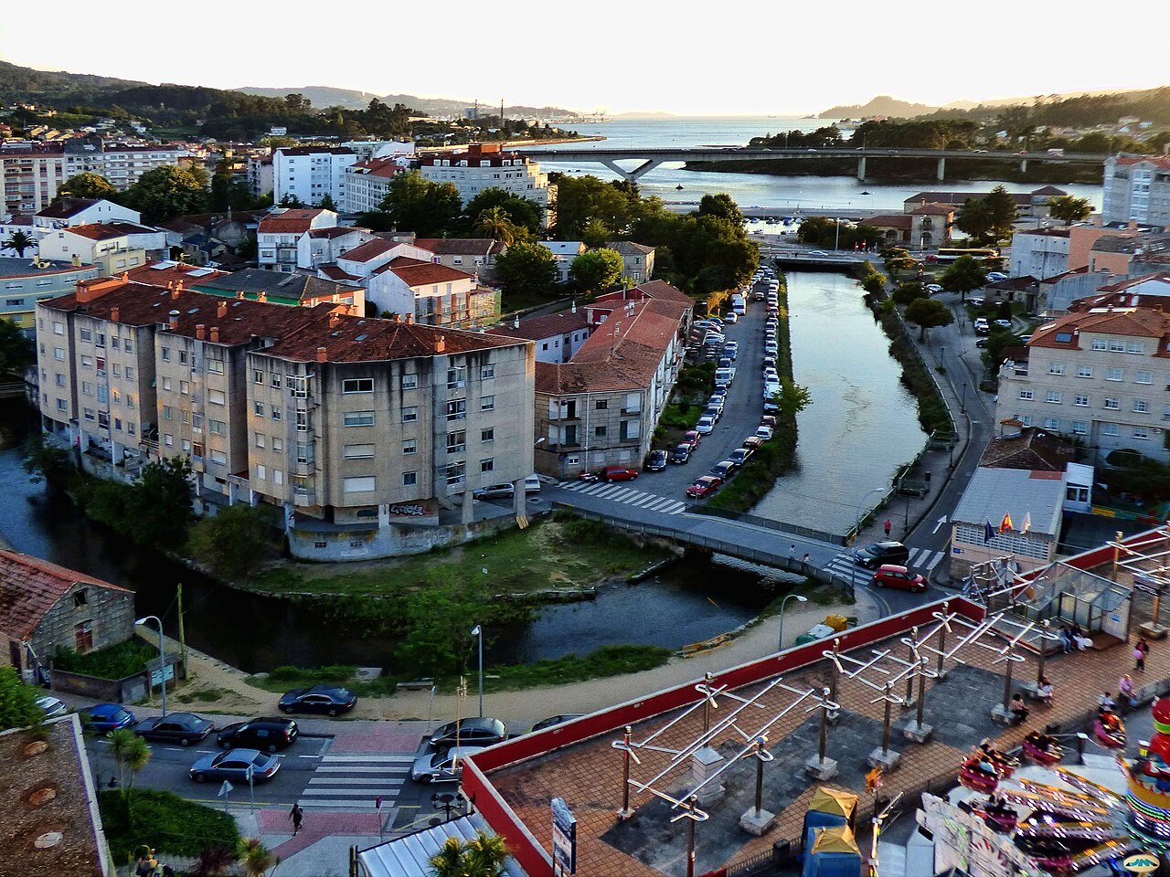 El río Gafos en Pontevedra.
