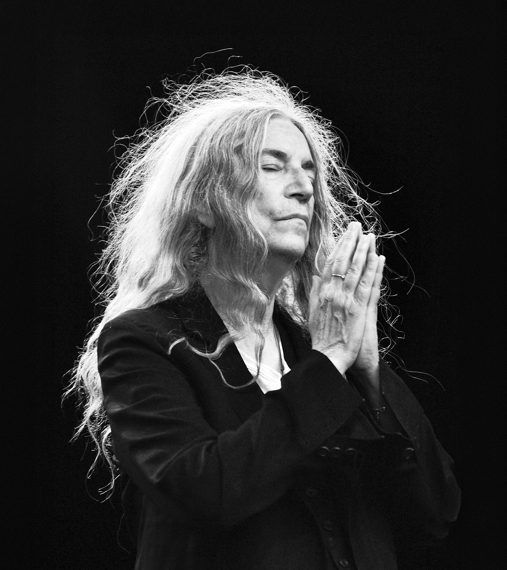 Patti Smith, en un concierto en julio de 2024 en Londres