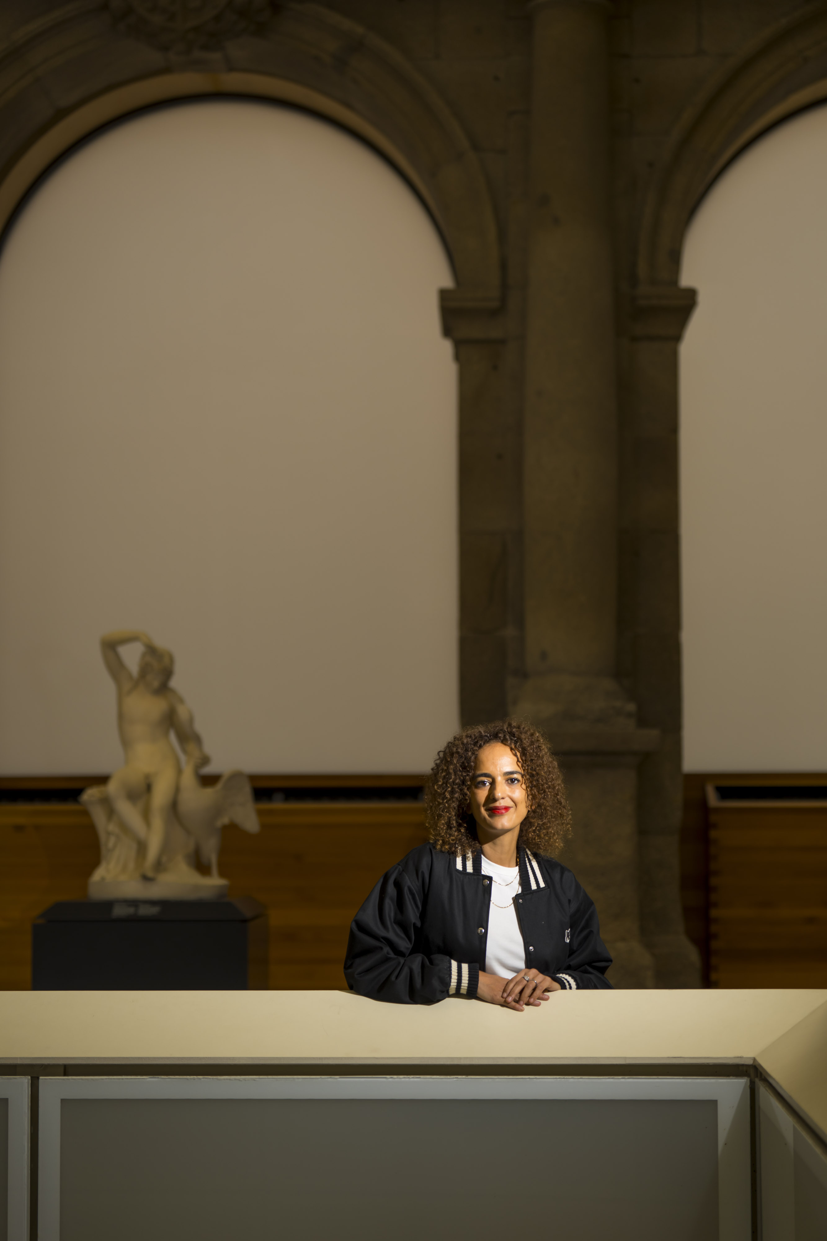 Leila Slimani ayer en el Prado.