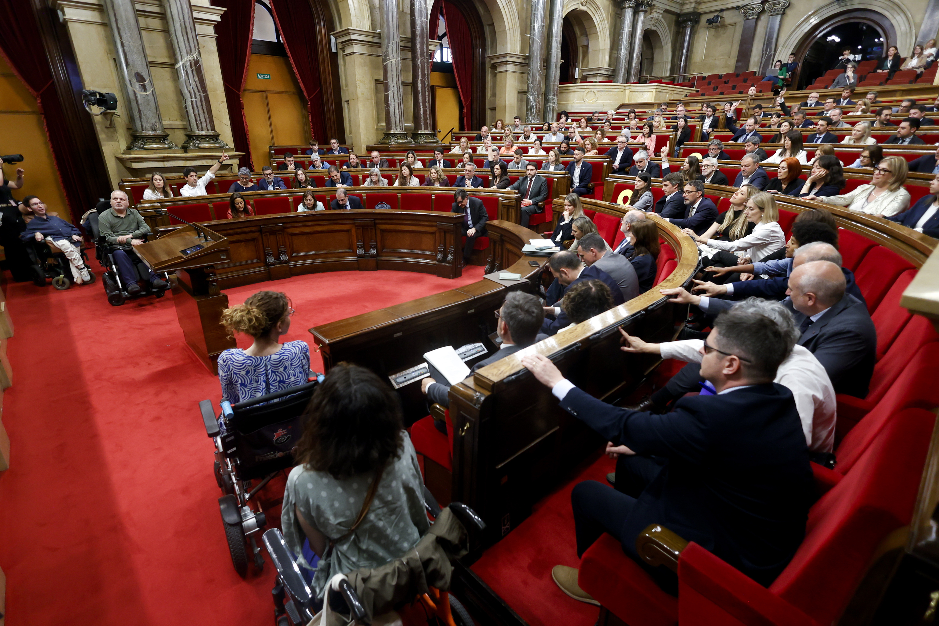 Votaci�n en el pleno del Parlament de esta semana
